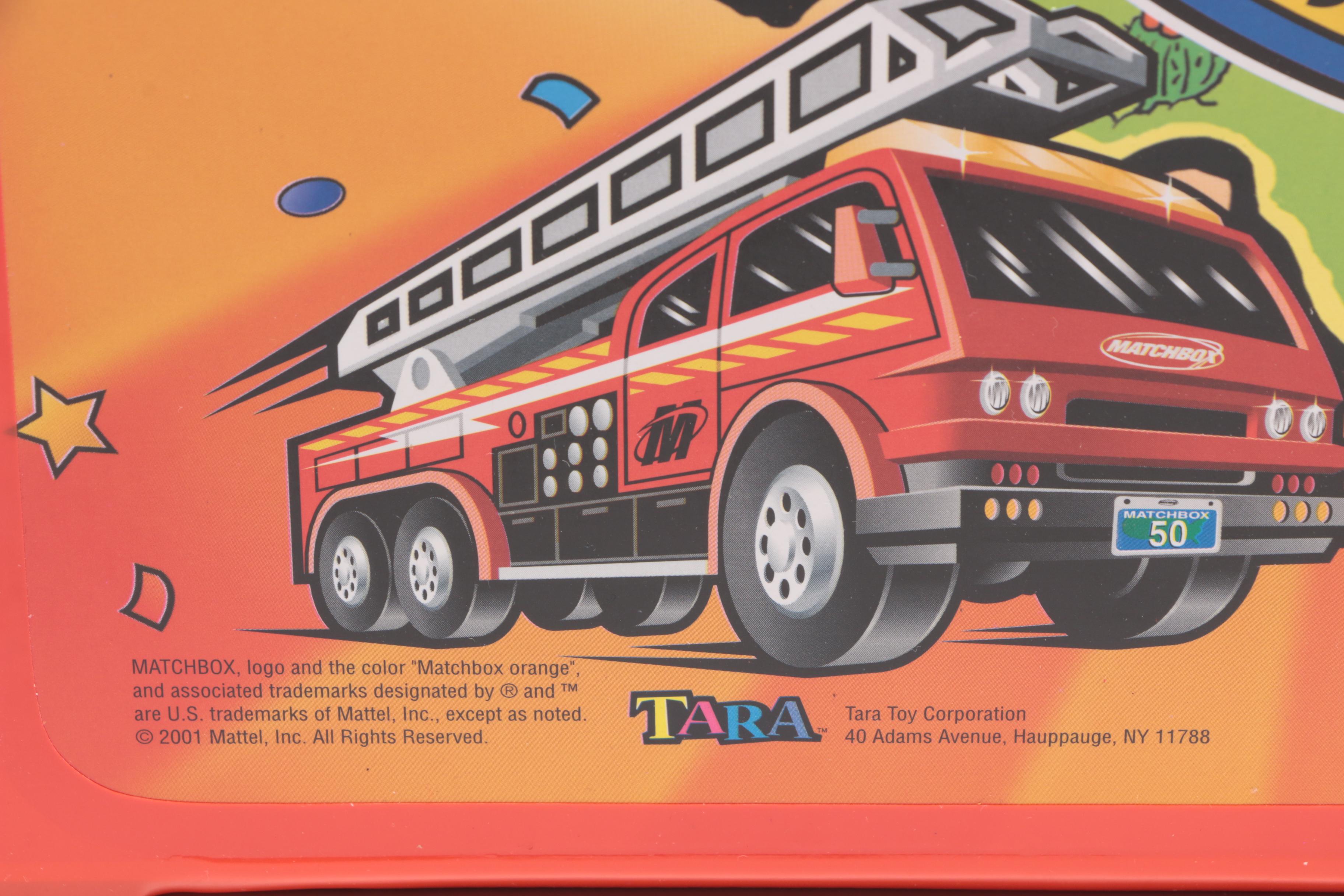 Matchbox Across America 50th Birthday Series License Plate and Car