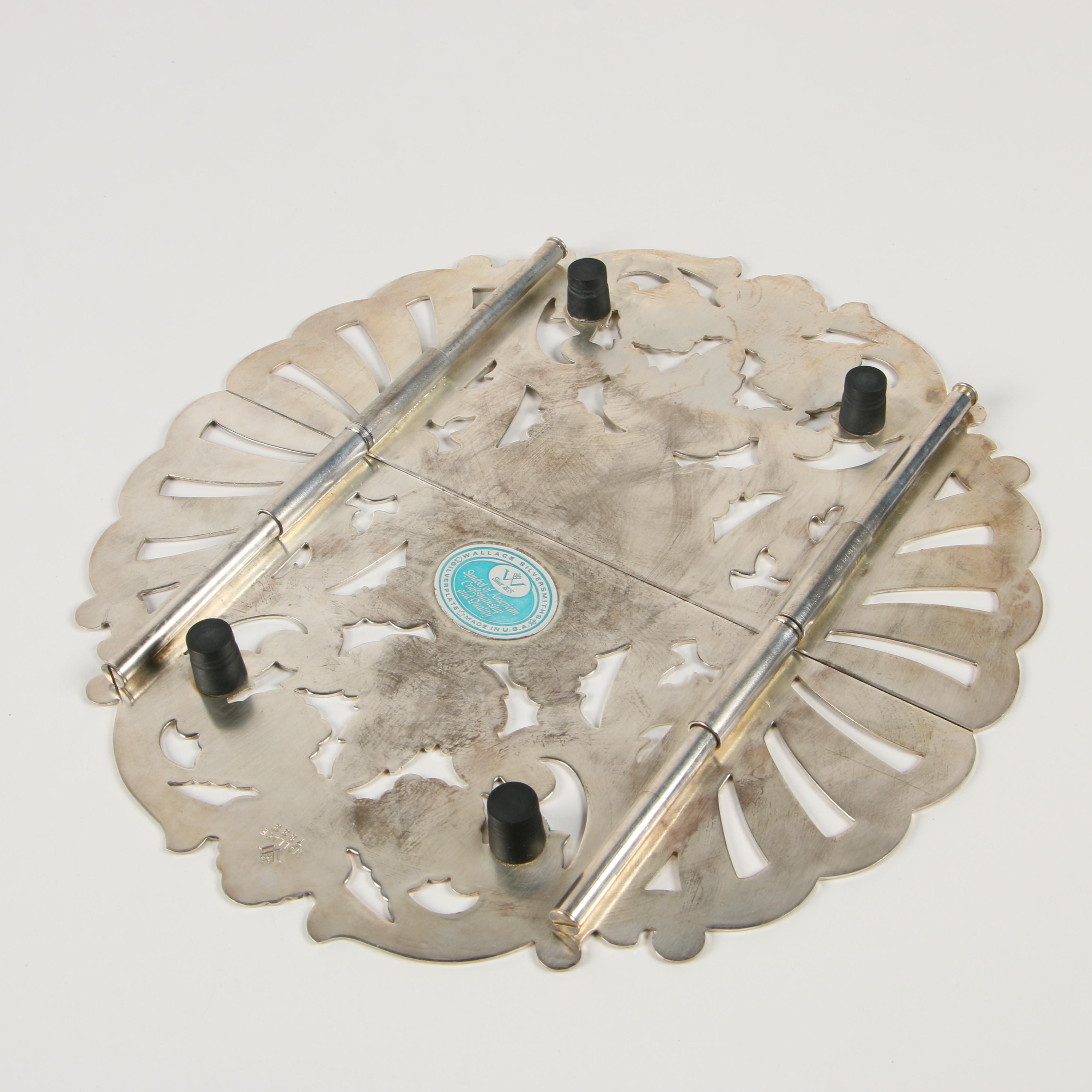 Wallace Sterling and Silver Plate Expandable Trivets EBTH