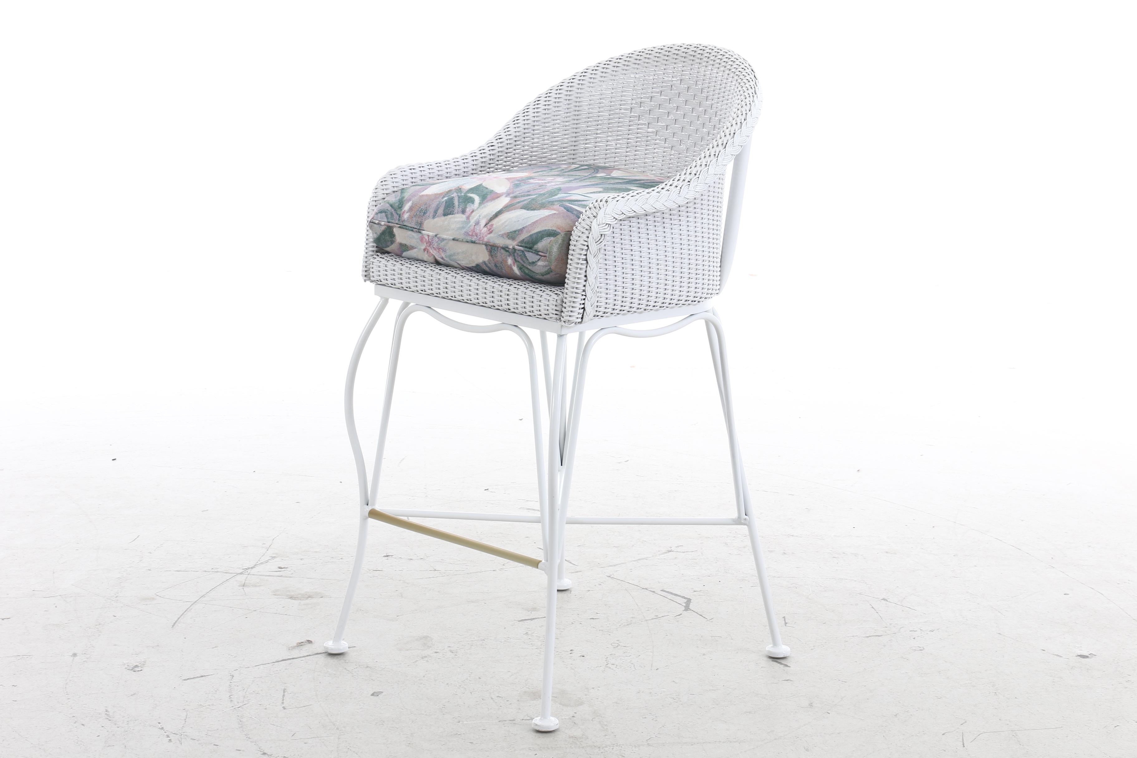 Lloyd Loom Woven Wicker Bar Stools EBTH