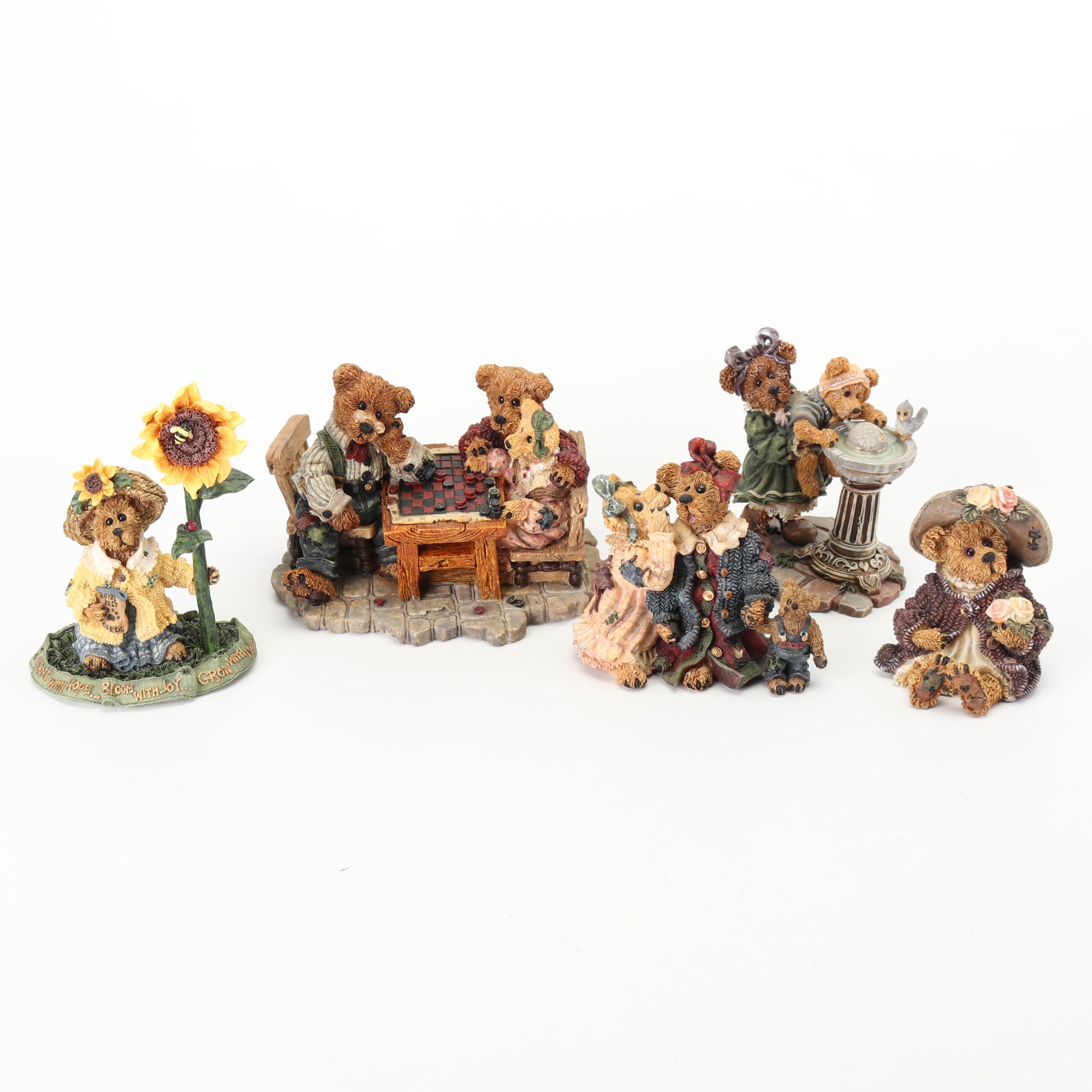 Boyds Bears and Friends "The Bearstone Collection" Resin Figurines EBTH