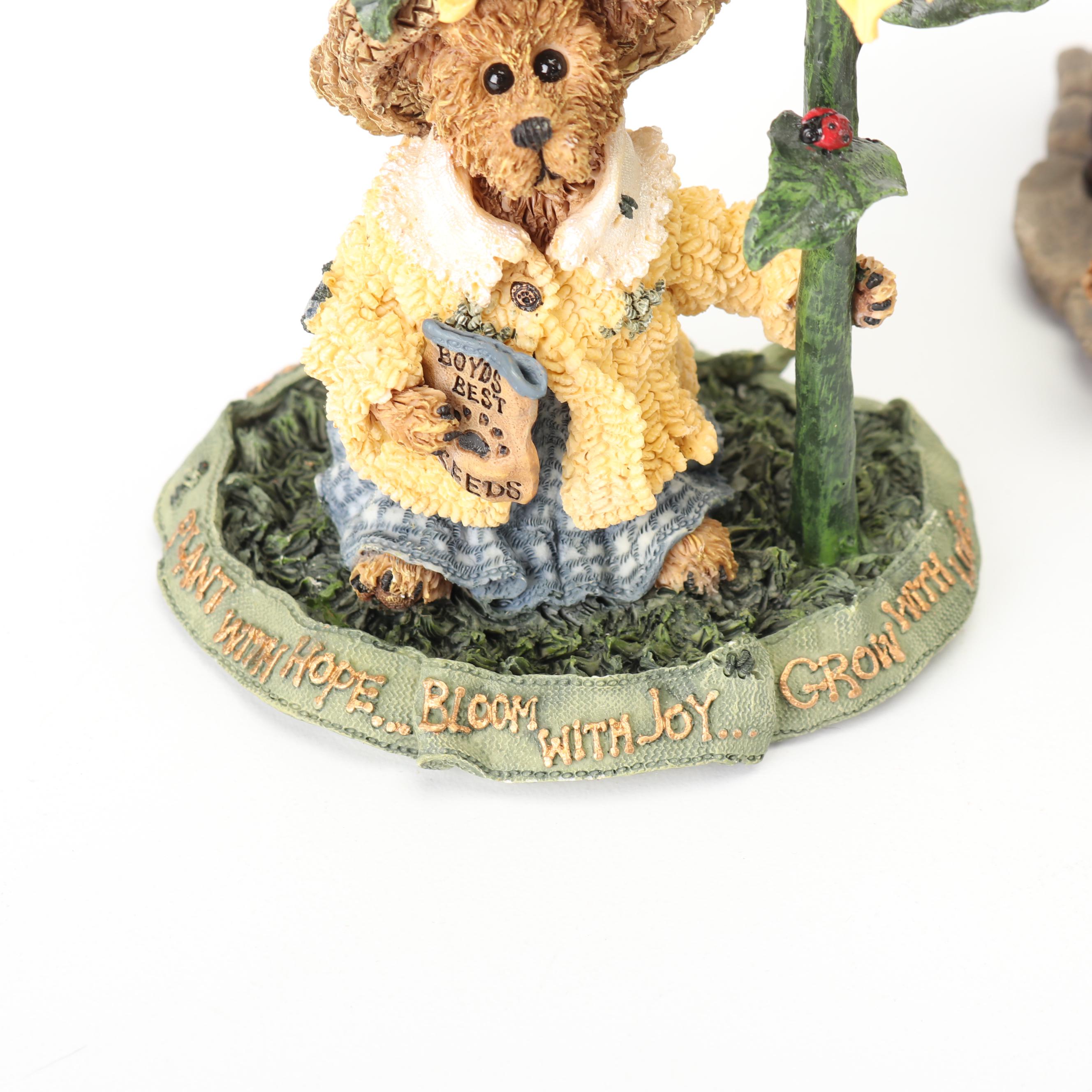 Boyds Bears And Friends "The Bearstone Collection" Resin Figurines | EBTH