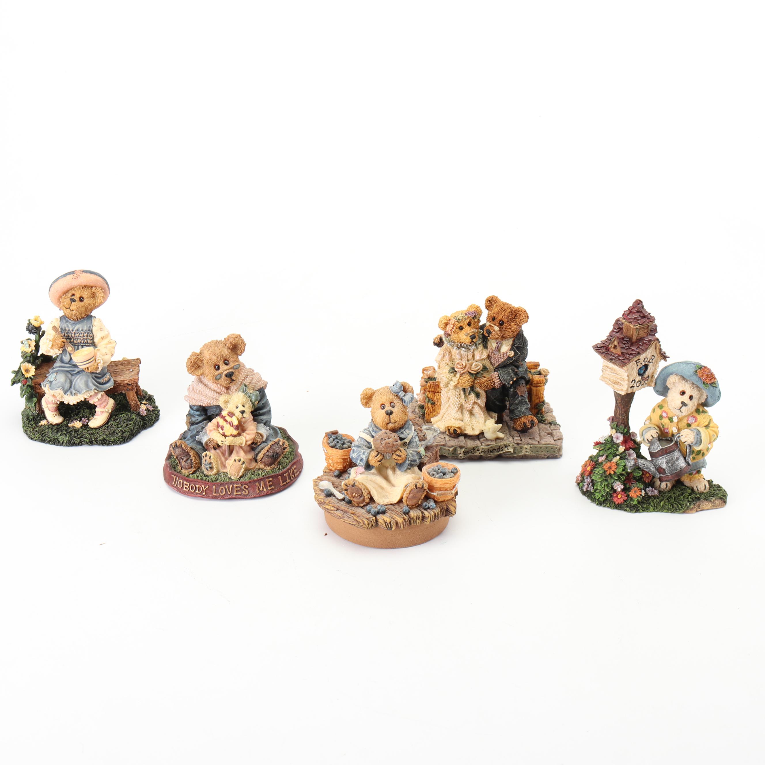 Boyds Bears and Friends "The Bearstone Collection" Resin Figurines EBTH
