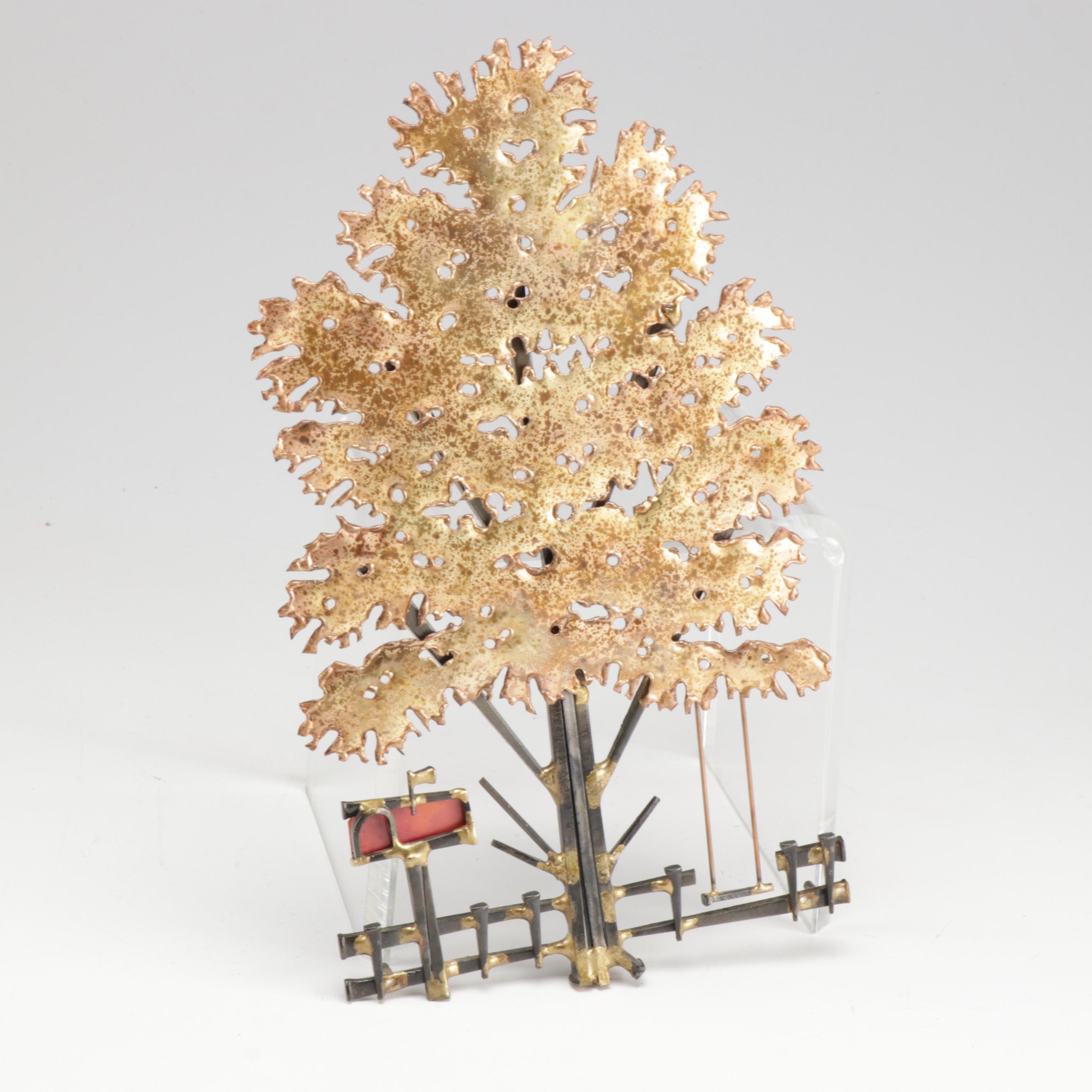 Dallas Galbraith Welded Brass Wall Sculptures, 1988 EBTH