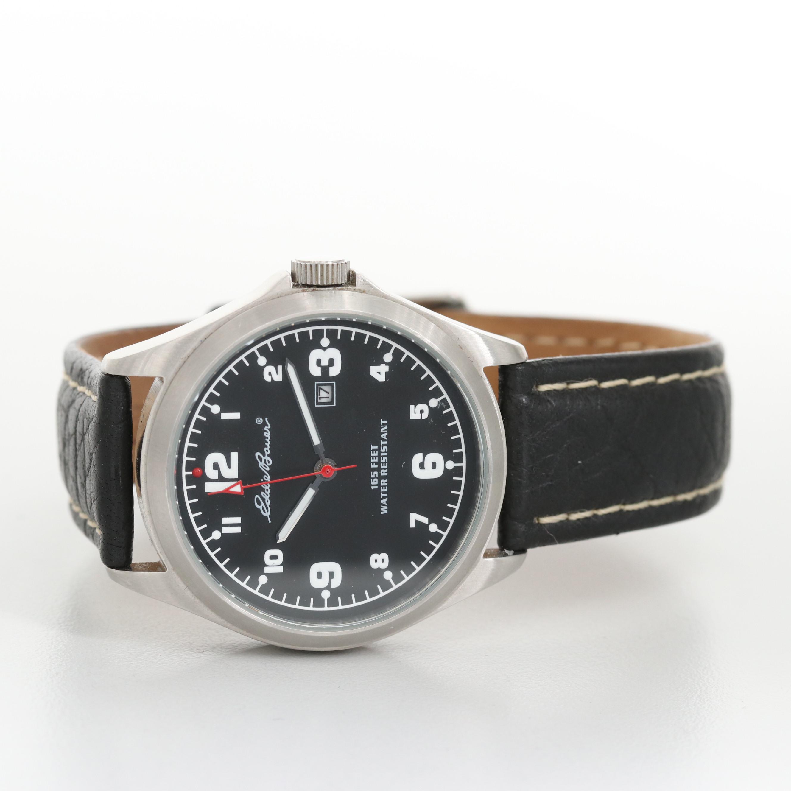 Eddie Bauer Field Watch Stainless Steel Quartz Wristwatch EBTH