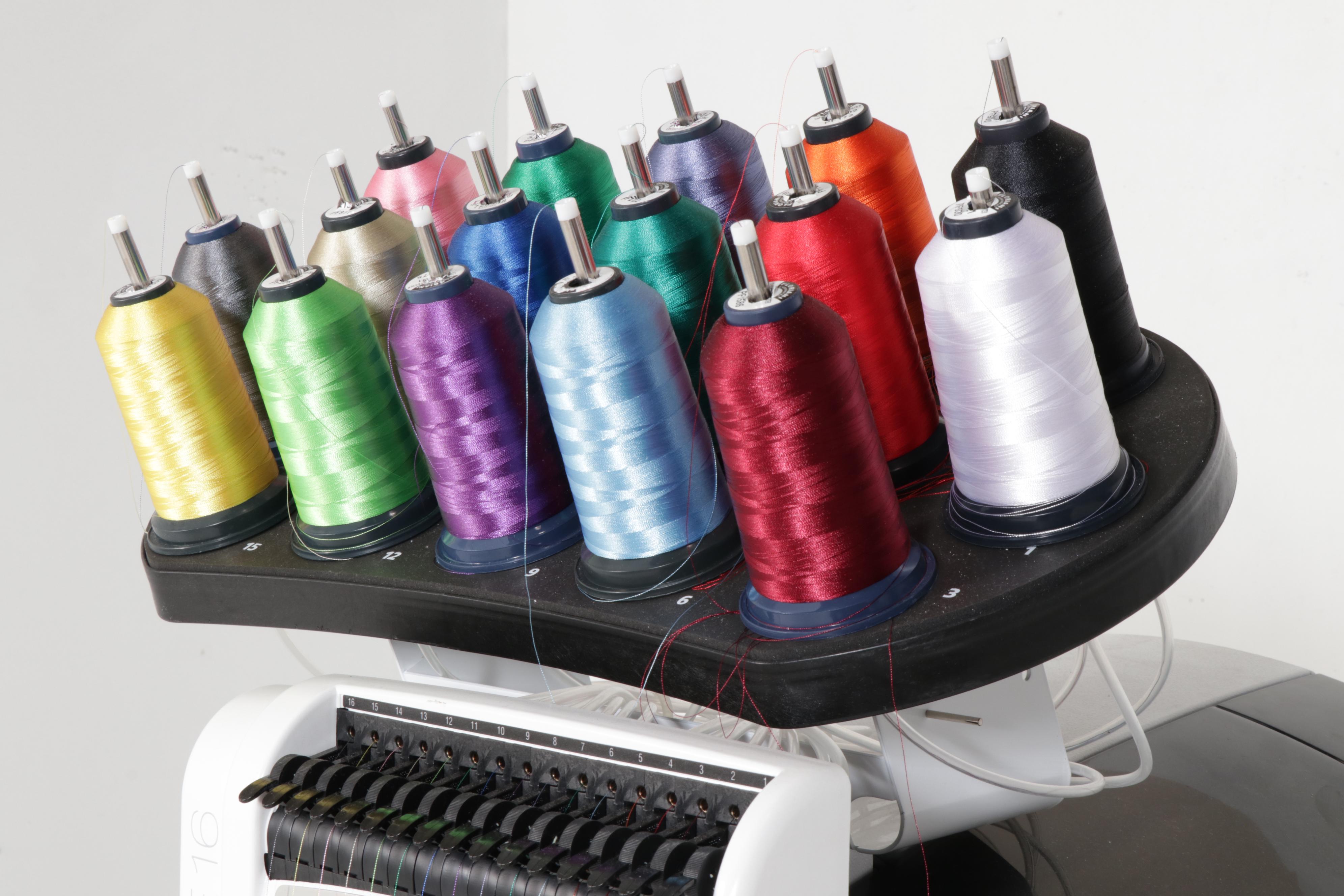 Bernina E 16 Multi Needle Embroidery Machine, Laptop, Supplies