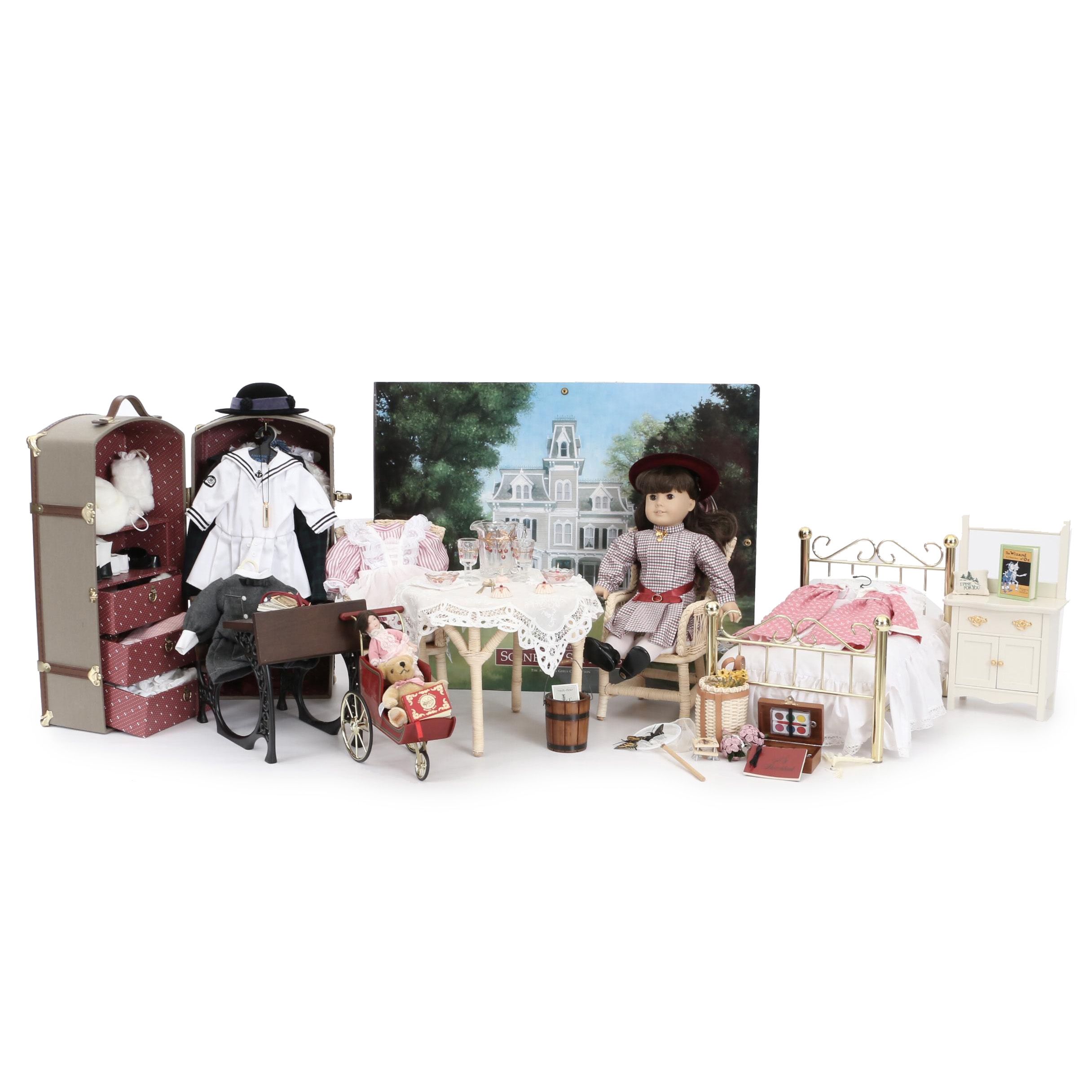 American Girl Samantha Parkington Doll With Clothing And