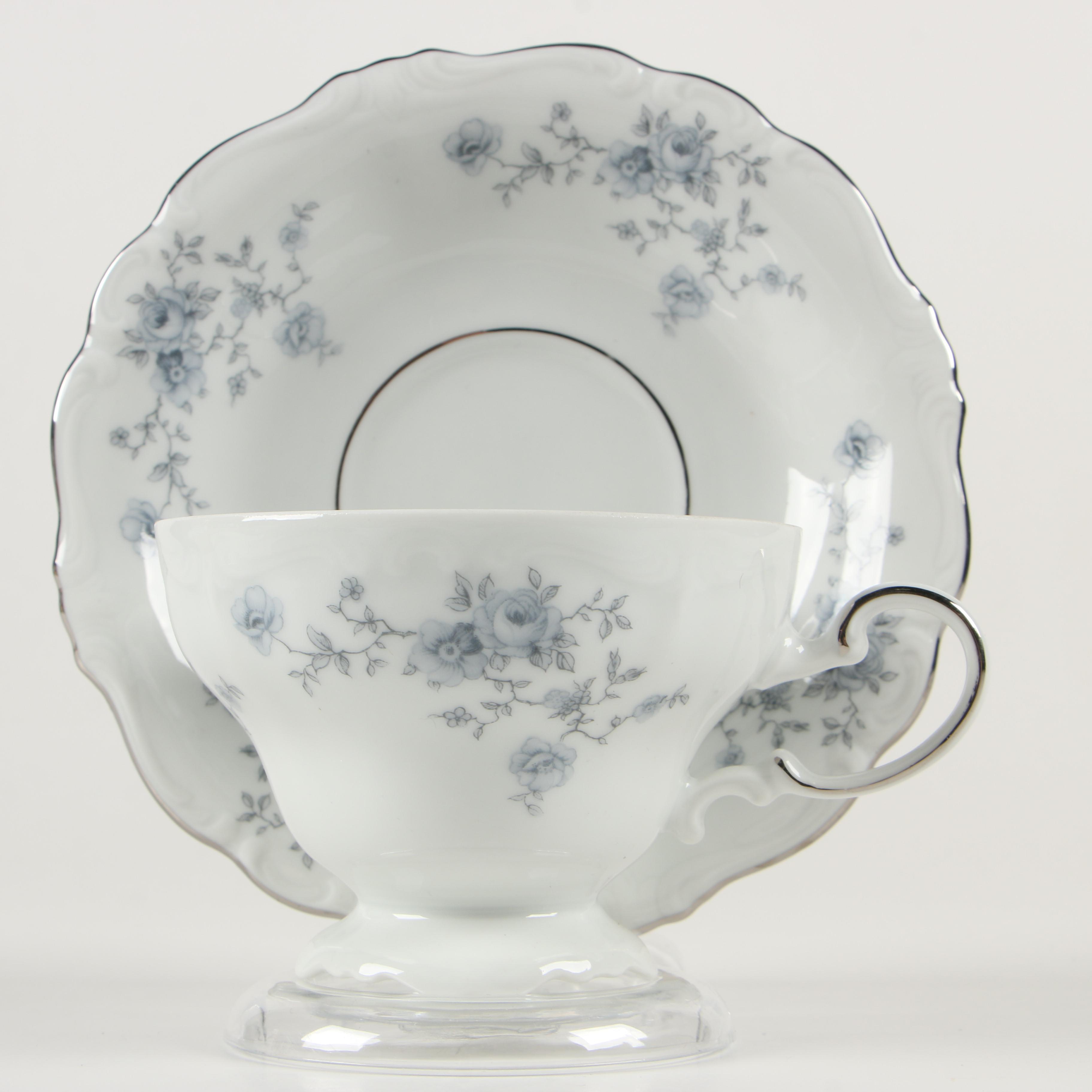 Johann Haviland "Blue Garland" China Dinnerware, 1953 1990 EBTH