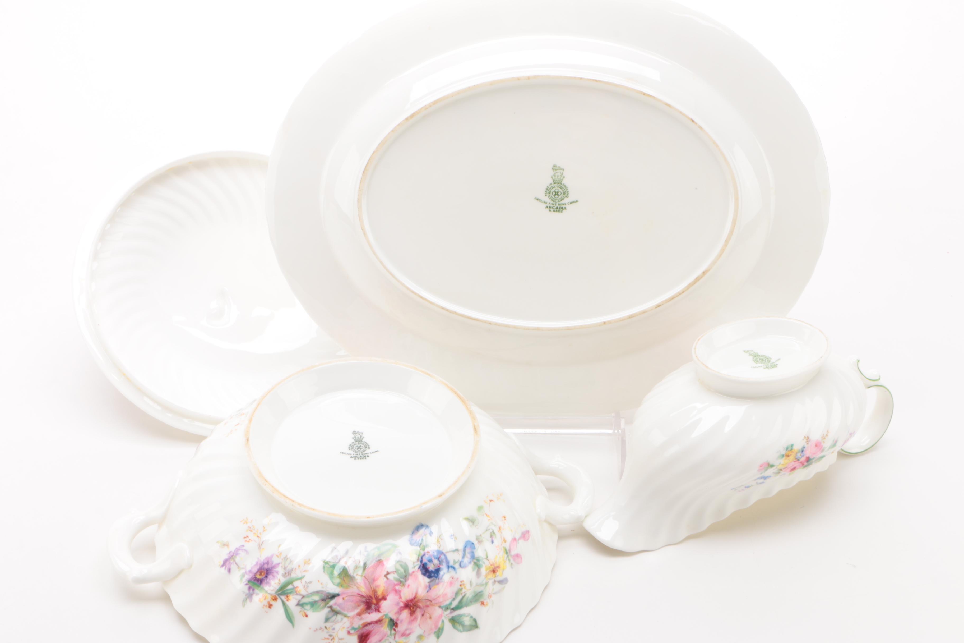 Royal Doulton "Arcadia" China Dinnerware, 1938 1959 EBTH