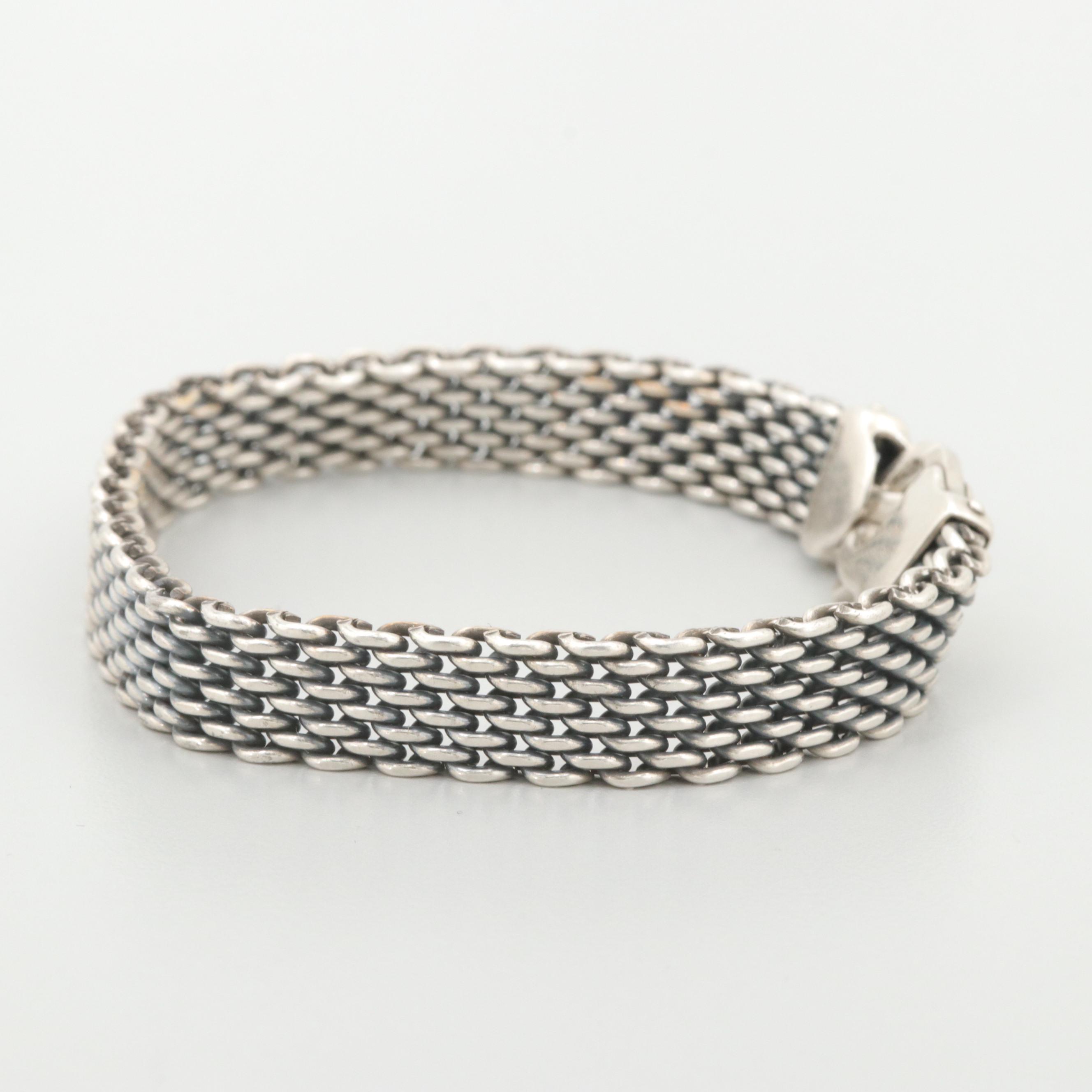 Tiffany & Co. Sterling Silver Mesh Bracelet EBTH