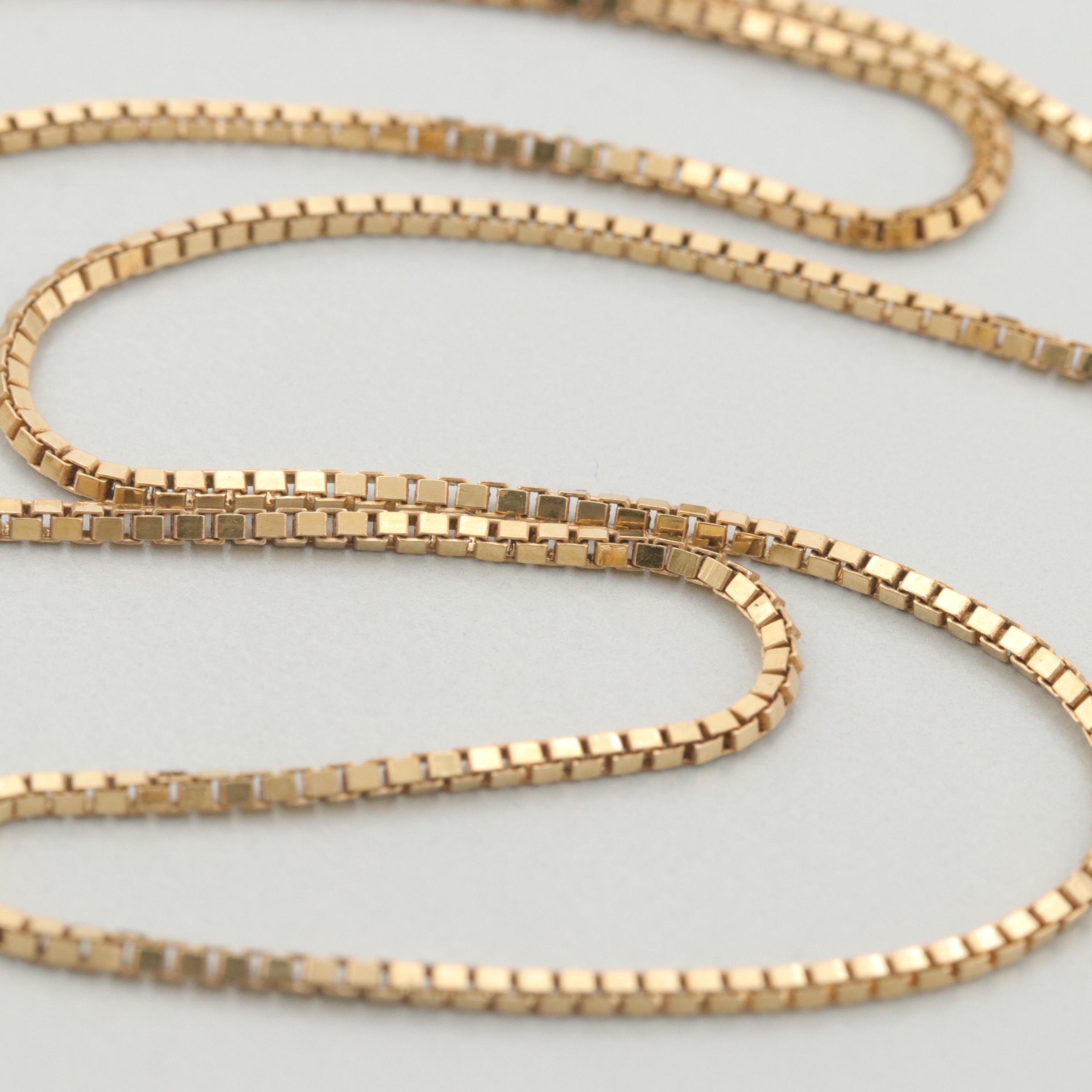 Vintage Italian Balestra 18K Yellow Gold Chain Necklace EBTH