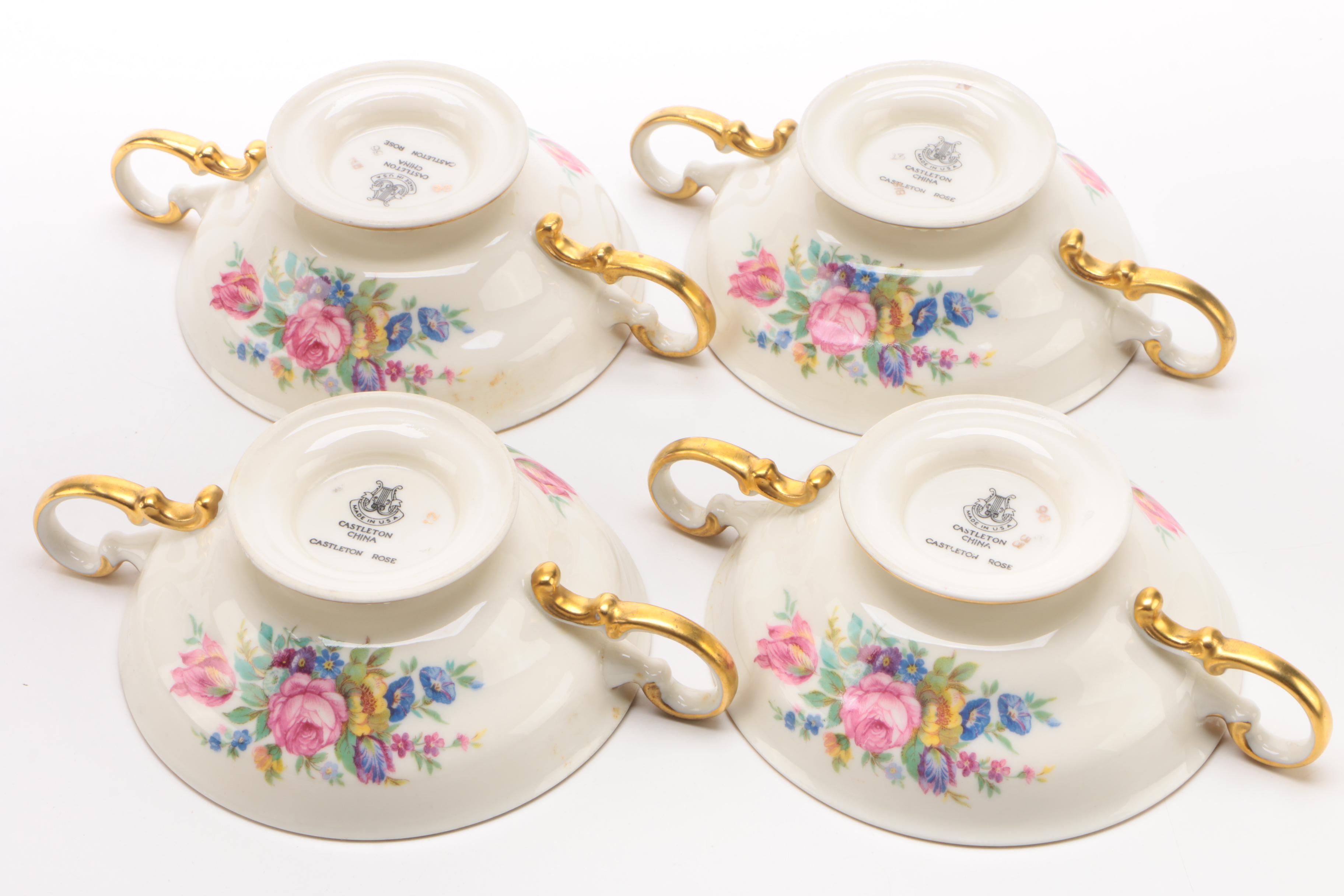 Castleton "Castleton Rose" and Rosenthal "The Sunray" China Dinnerware