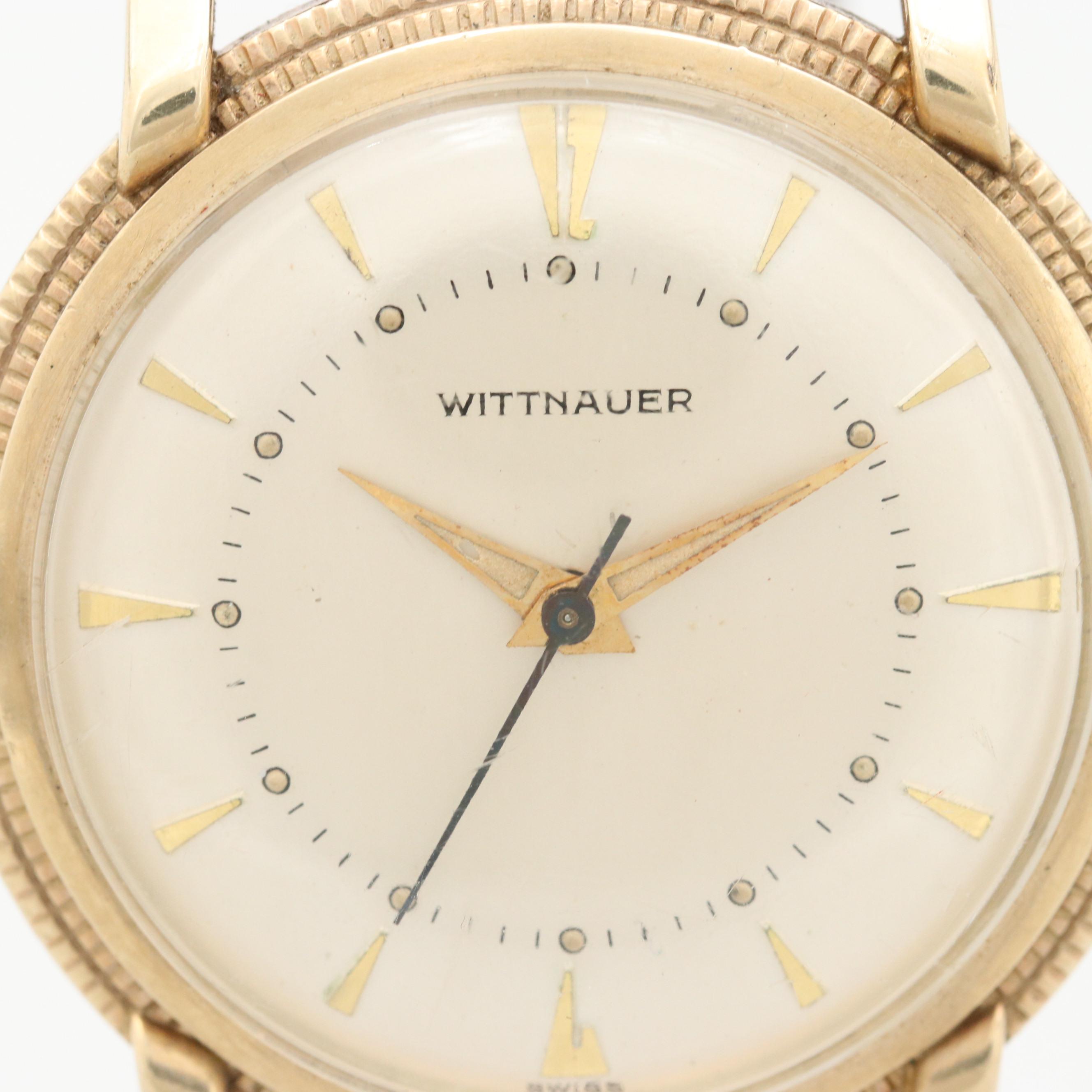 Wittnauer 10K Gold Filled Bezel Wristwatch EBTH