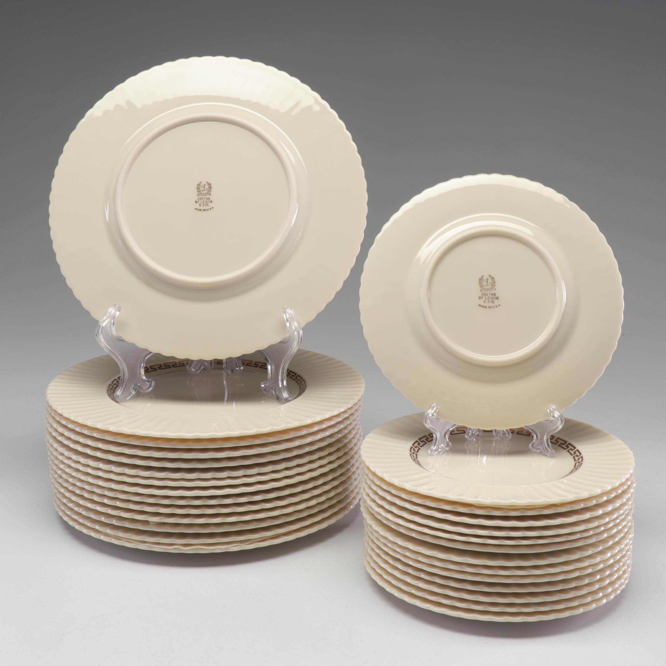 Lenox "Cretan" Bone China Plates EBTH