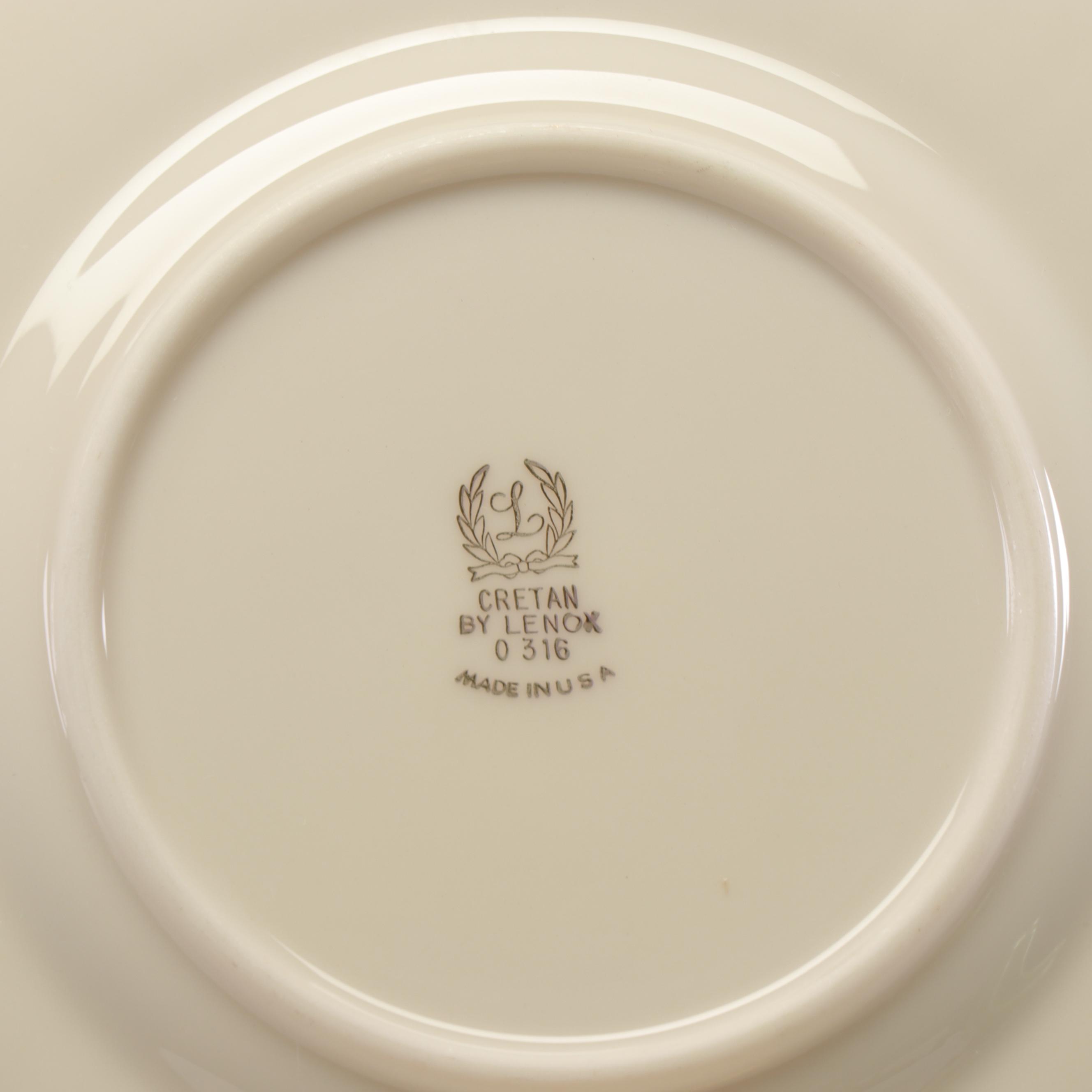 Lenox "Cretan" Bone China Plates EBTH