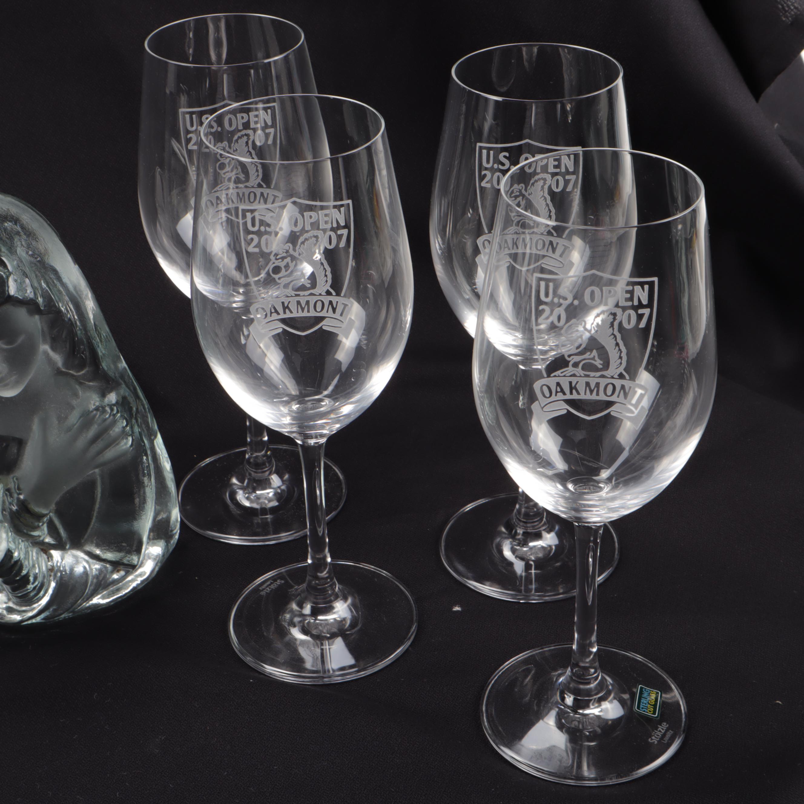 Viking Crystal Madonna Busts with Galway Crystal Cake Knife and more EBTH