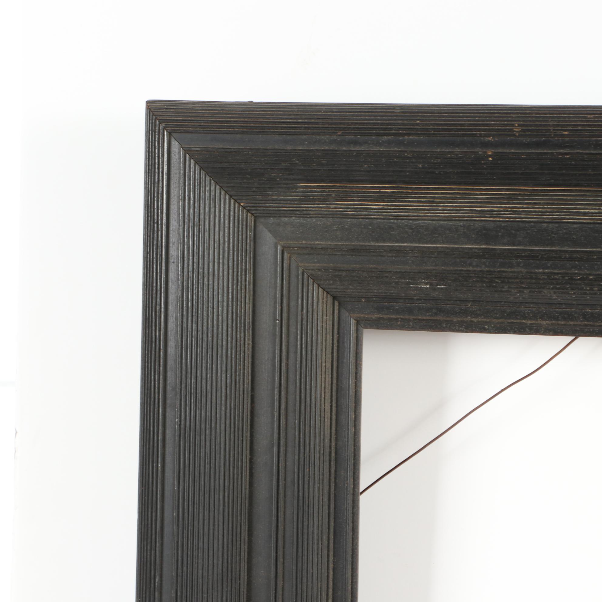 Black Wooden Wall Frame EBTH