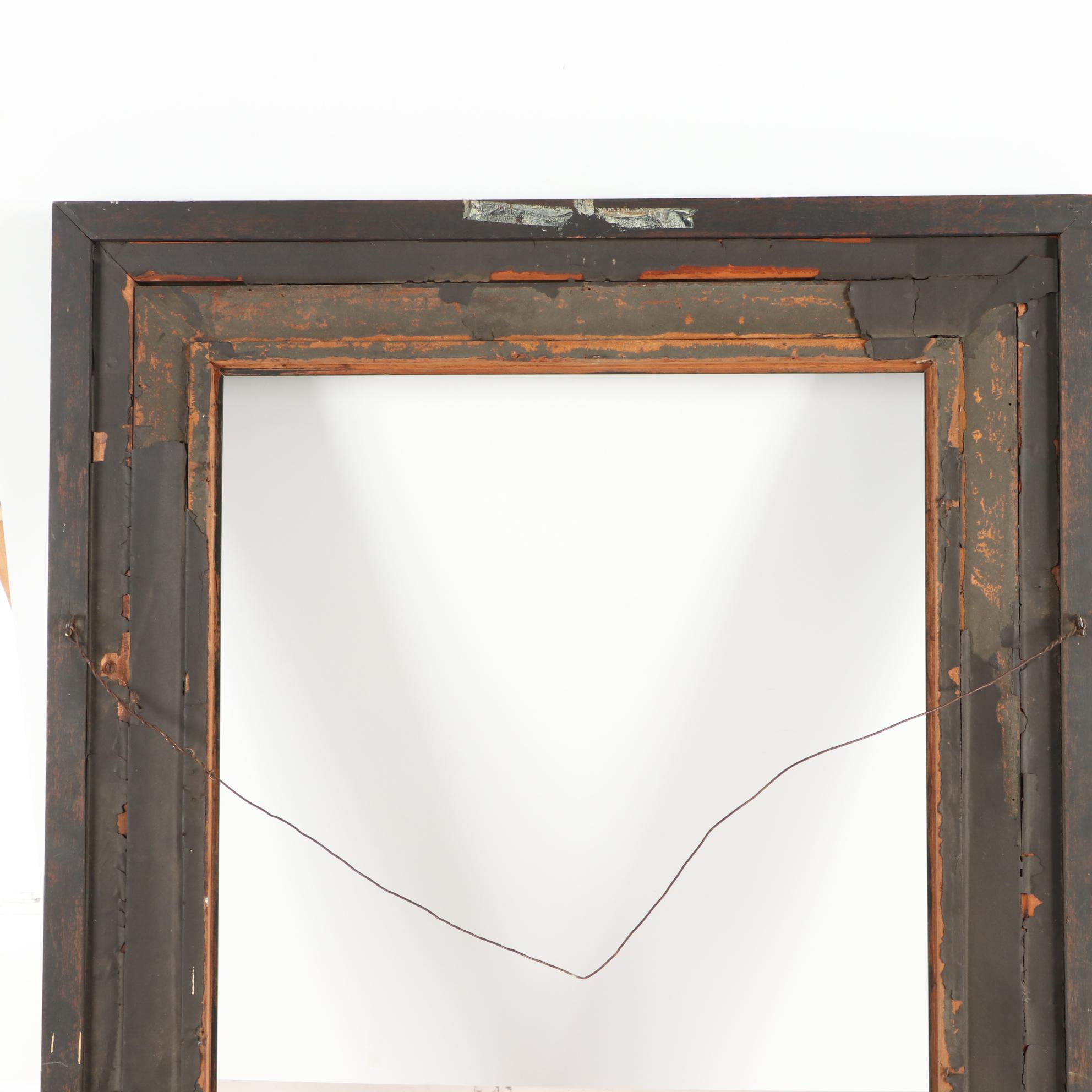 Black Wooden Wall Frame EBTH
