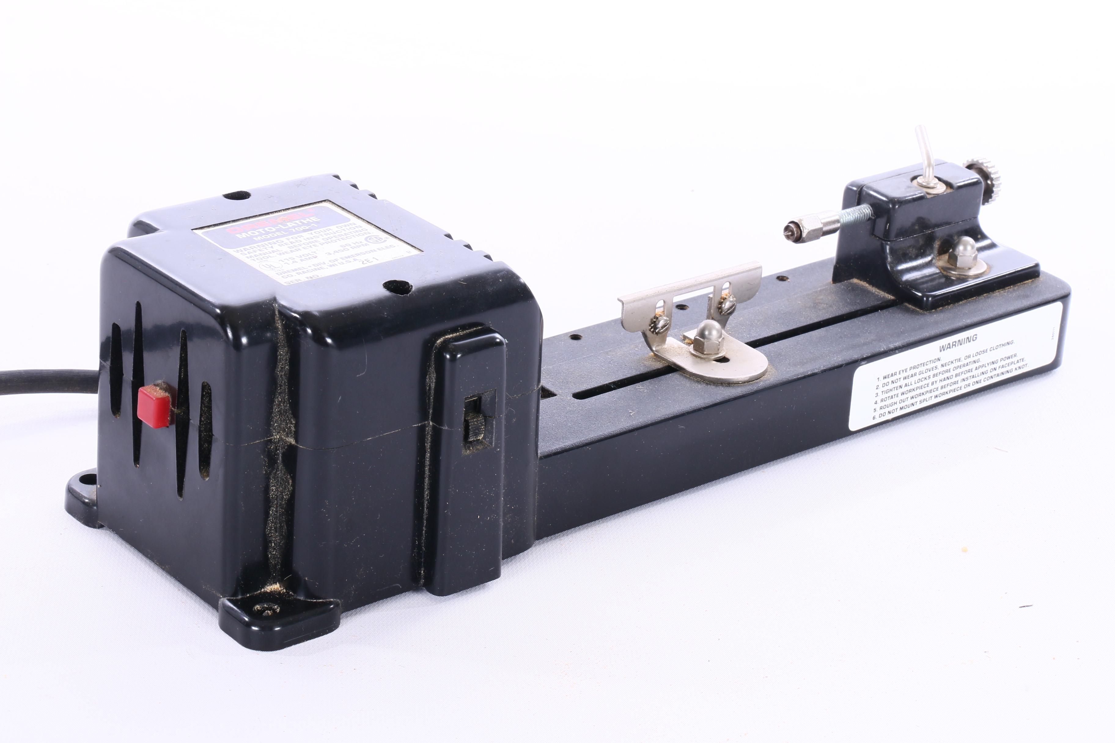 Dremel MotoLathe 7001 Table 15" Scroll Saw with Sander Attachments EBTH