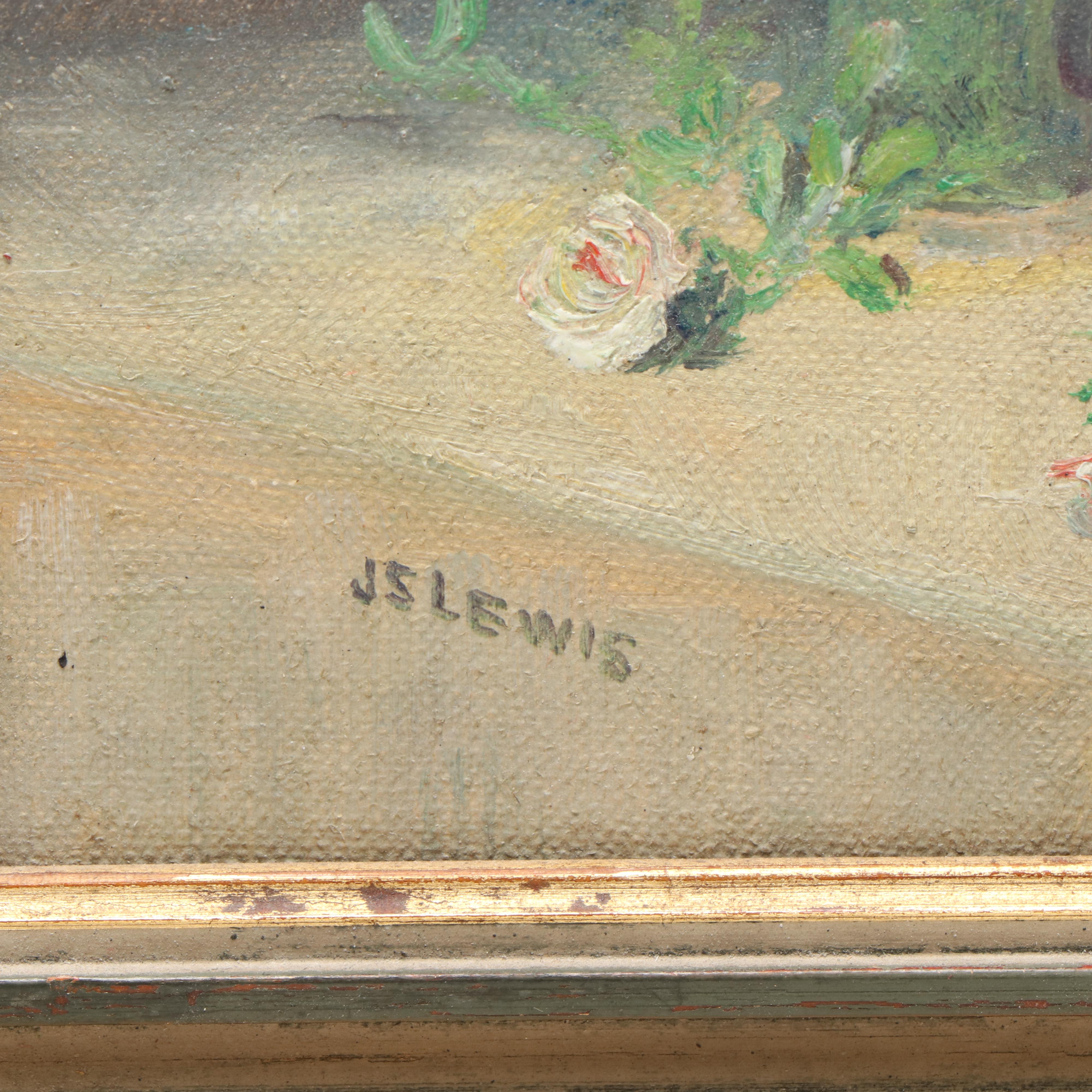 Swing Lewis Floral Still Life Oil Paintings EBTH