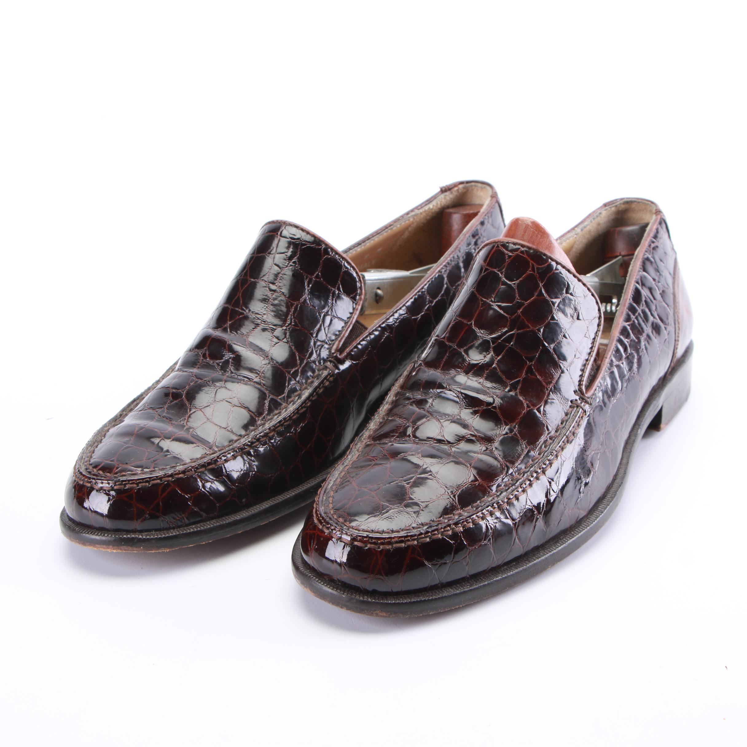 johnston and murphy alligator shoes