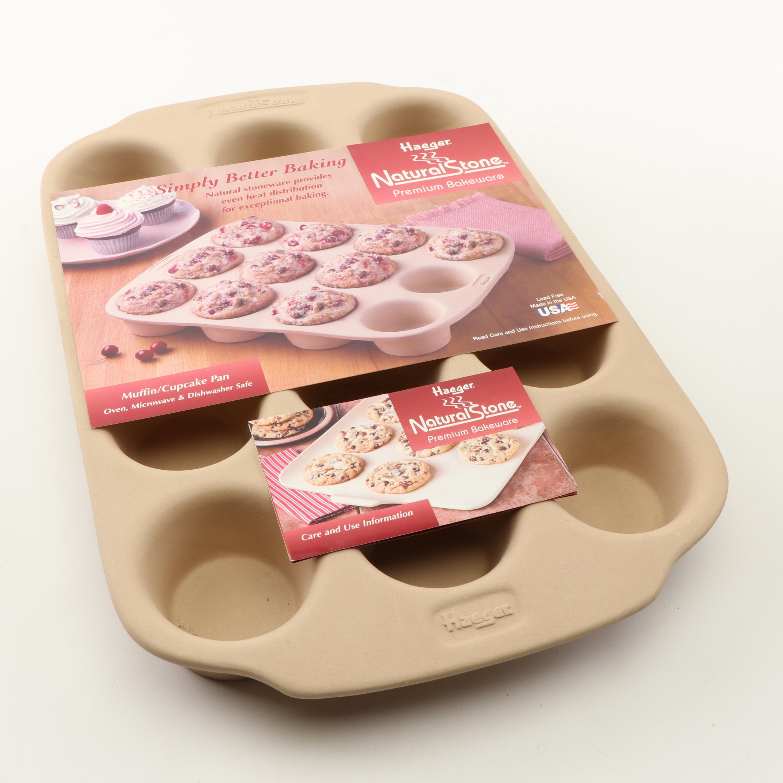 Bakeware Featuring Haeger Natural Stone with Raviolamp Tortellini Mold