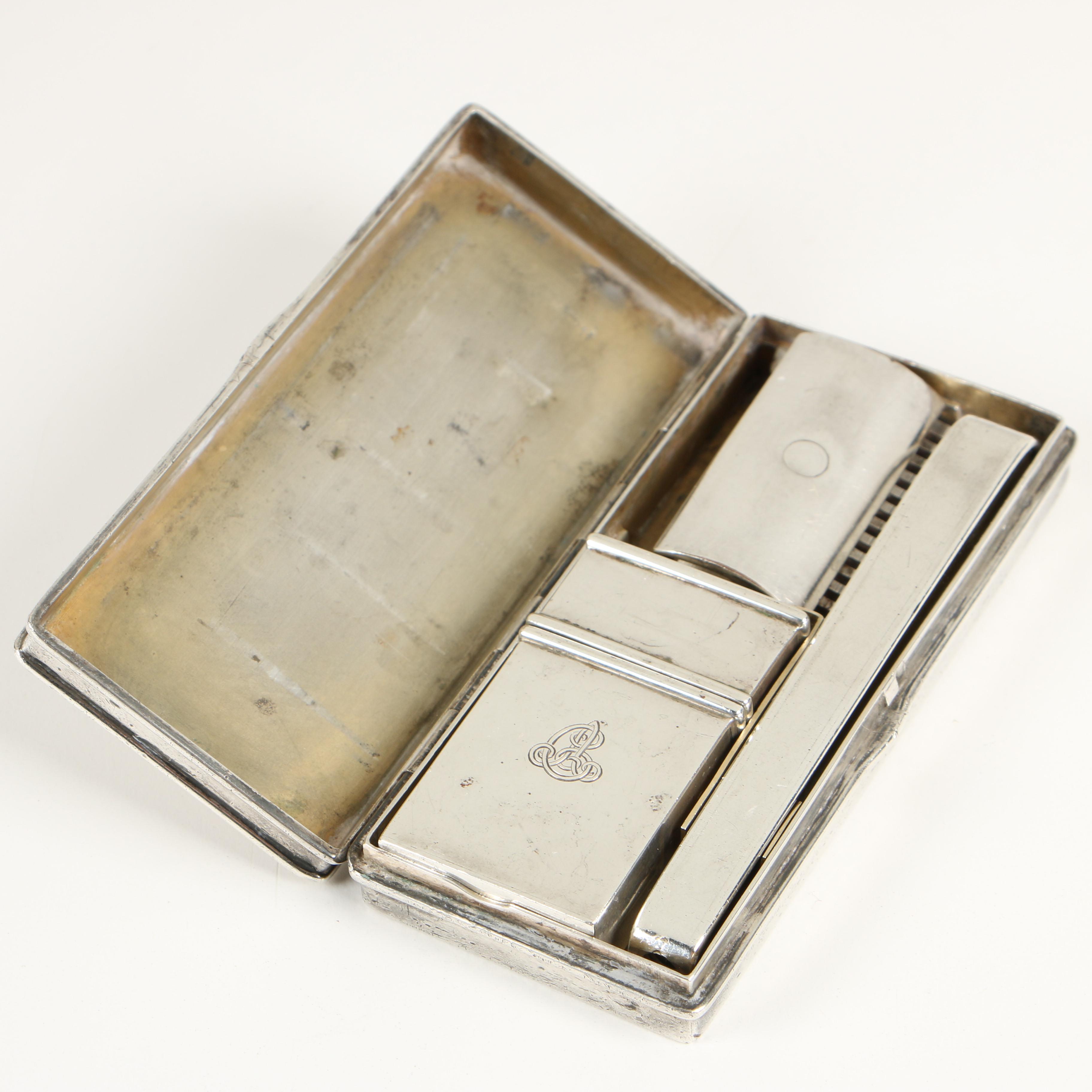 Tiffany & Co. Sterling Silver Shaving Kit, Early 20th Century EBTH