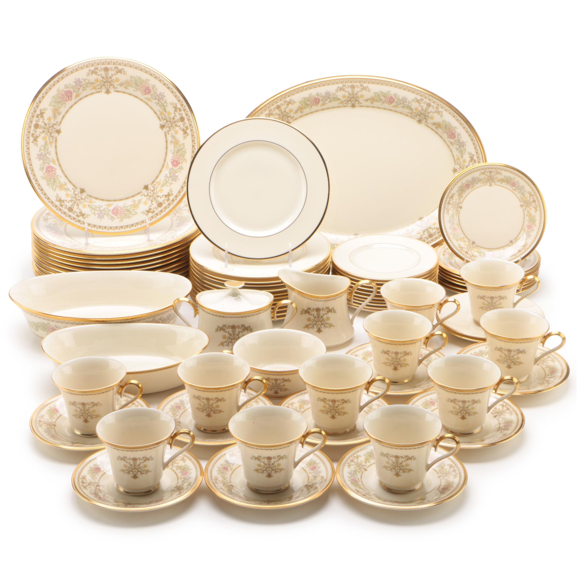 Lenox "Castle Garden" and "Mansfield" China Dinnerware EBTH