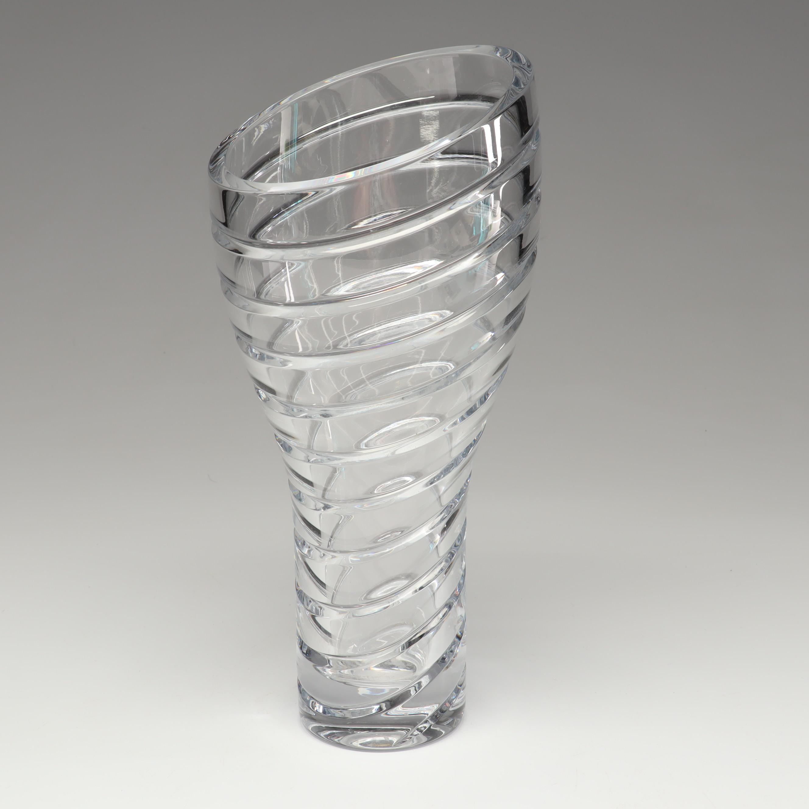 Nambé Crystal Vase EBTH