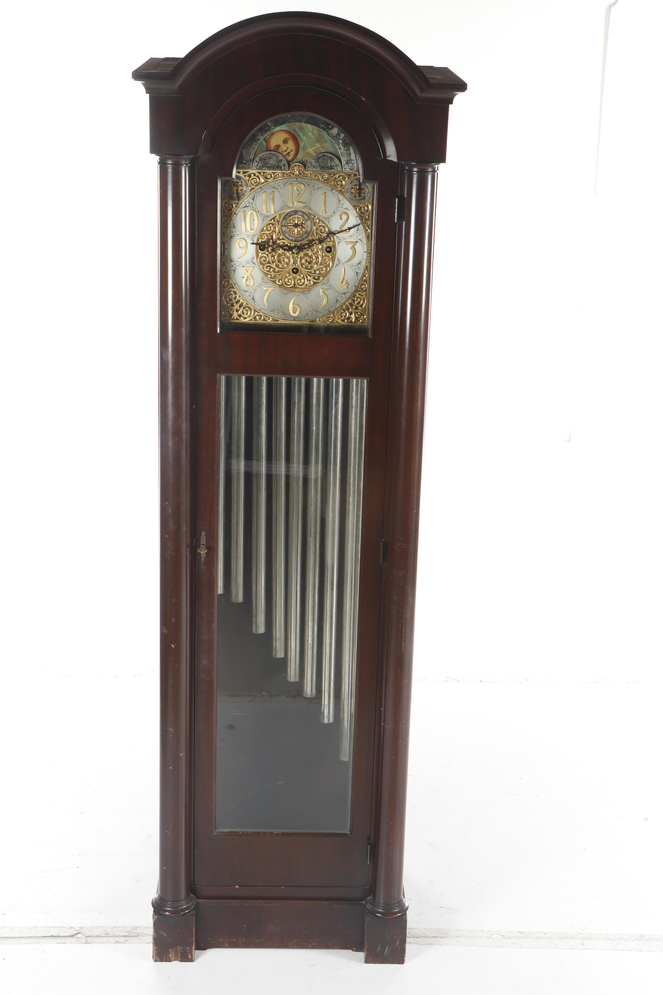 Grand Rapids Clock & Mantel Co. Grandfather Clock, Early 20th Century