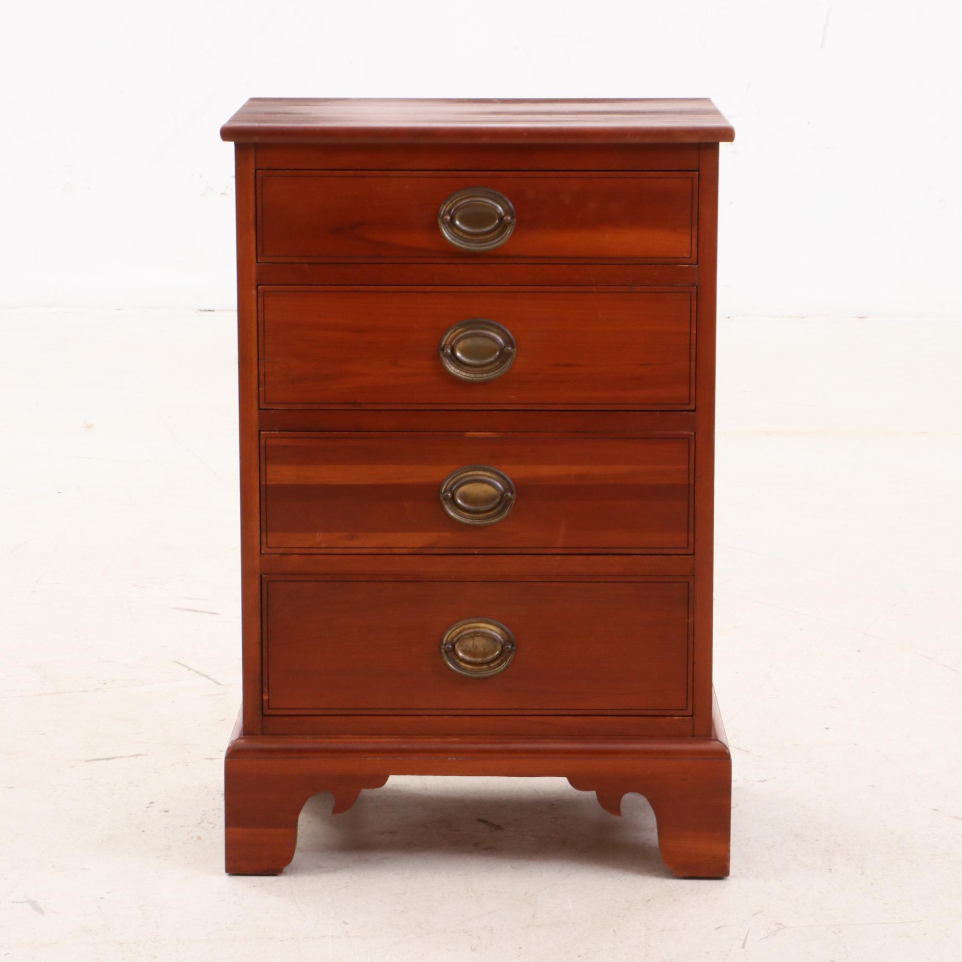 Willett Federal Style Cherry Nightstand, Mid Century EBTH