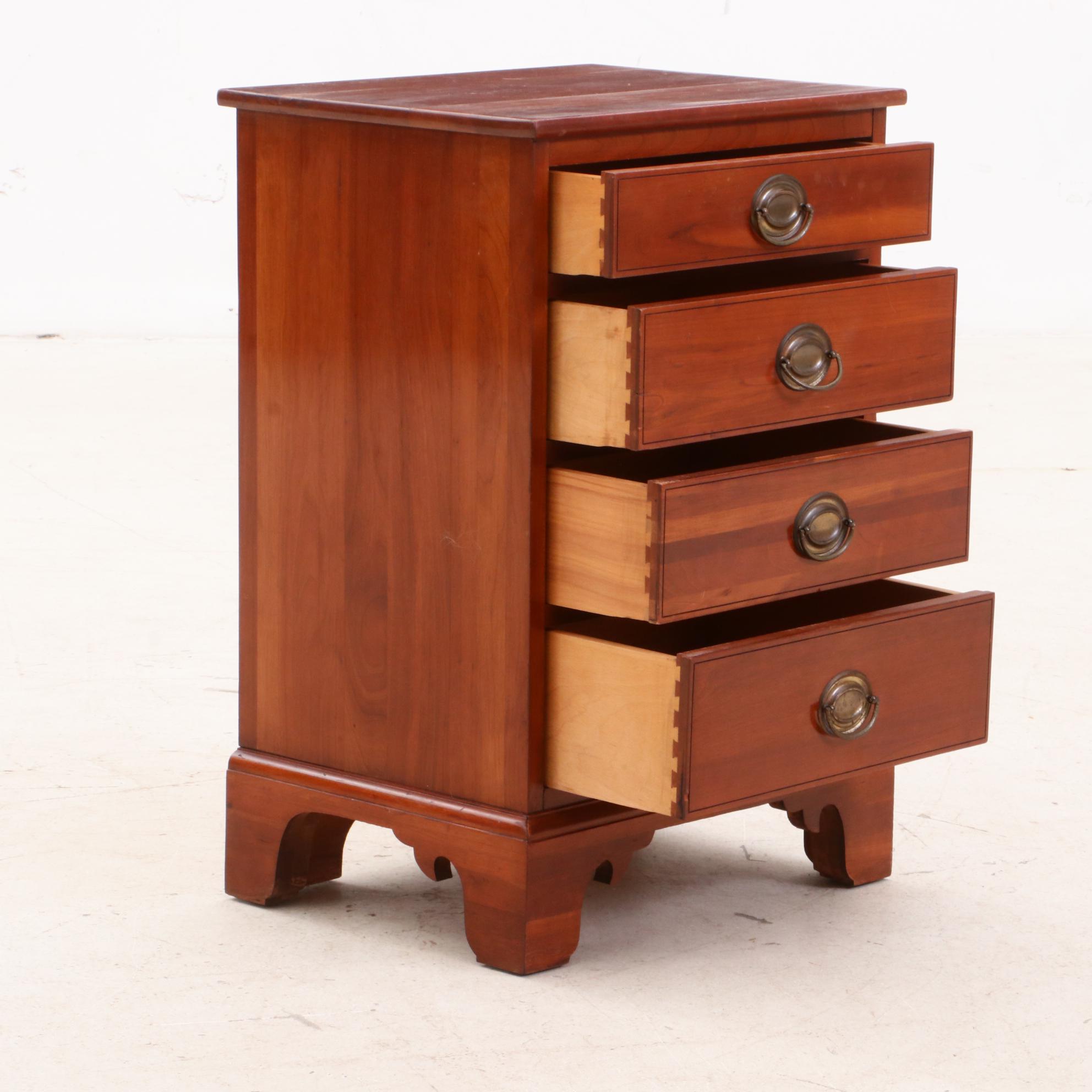 Willett Federal Style Cherry Nightstand, Mid Century EBTH