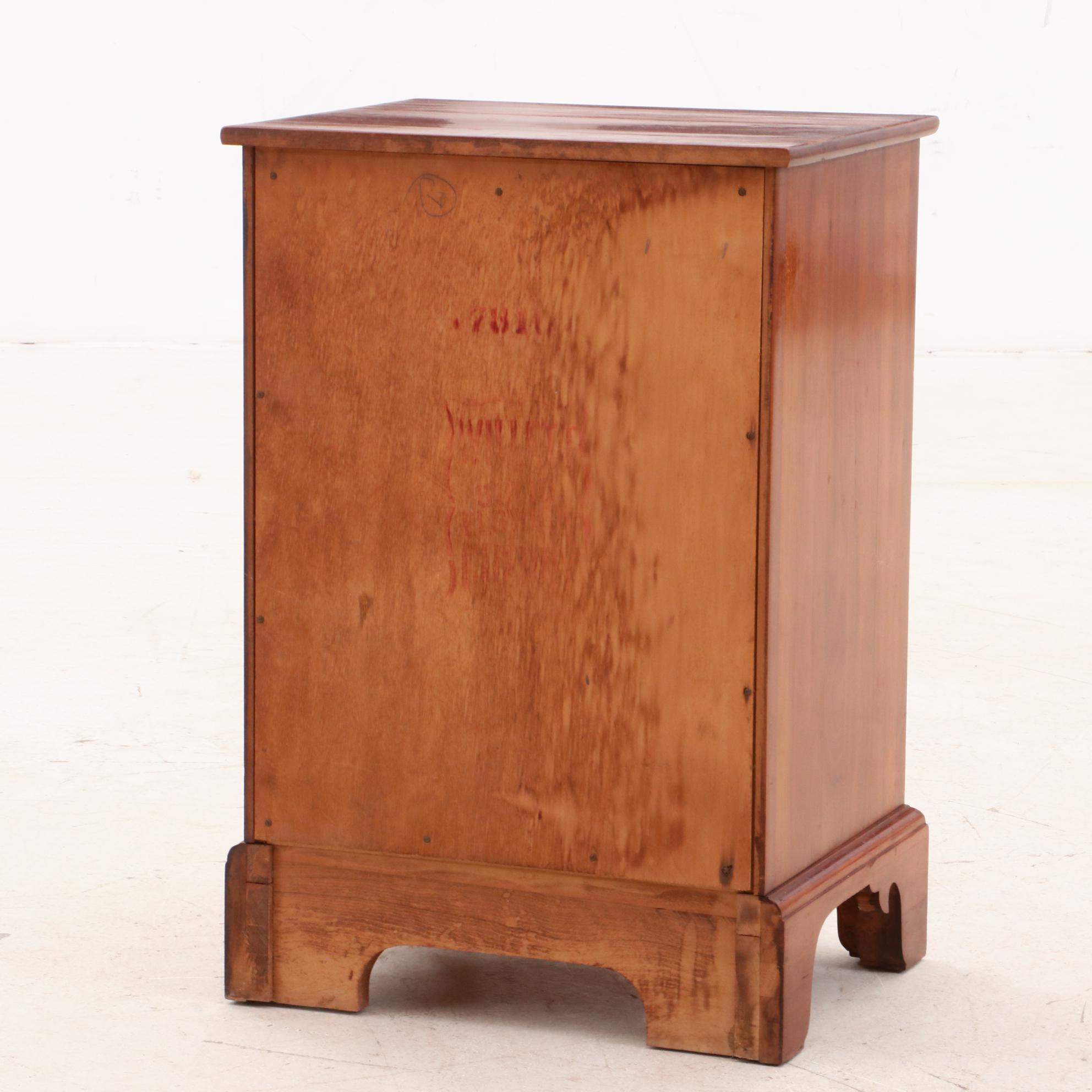 Willett Federal Style Cherry Nightstand, Mid Century EBTH