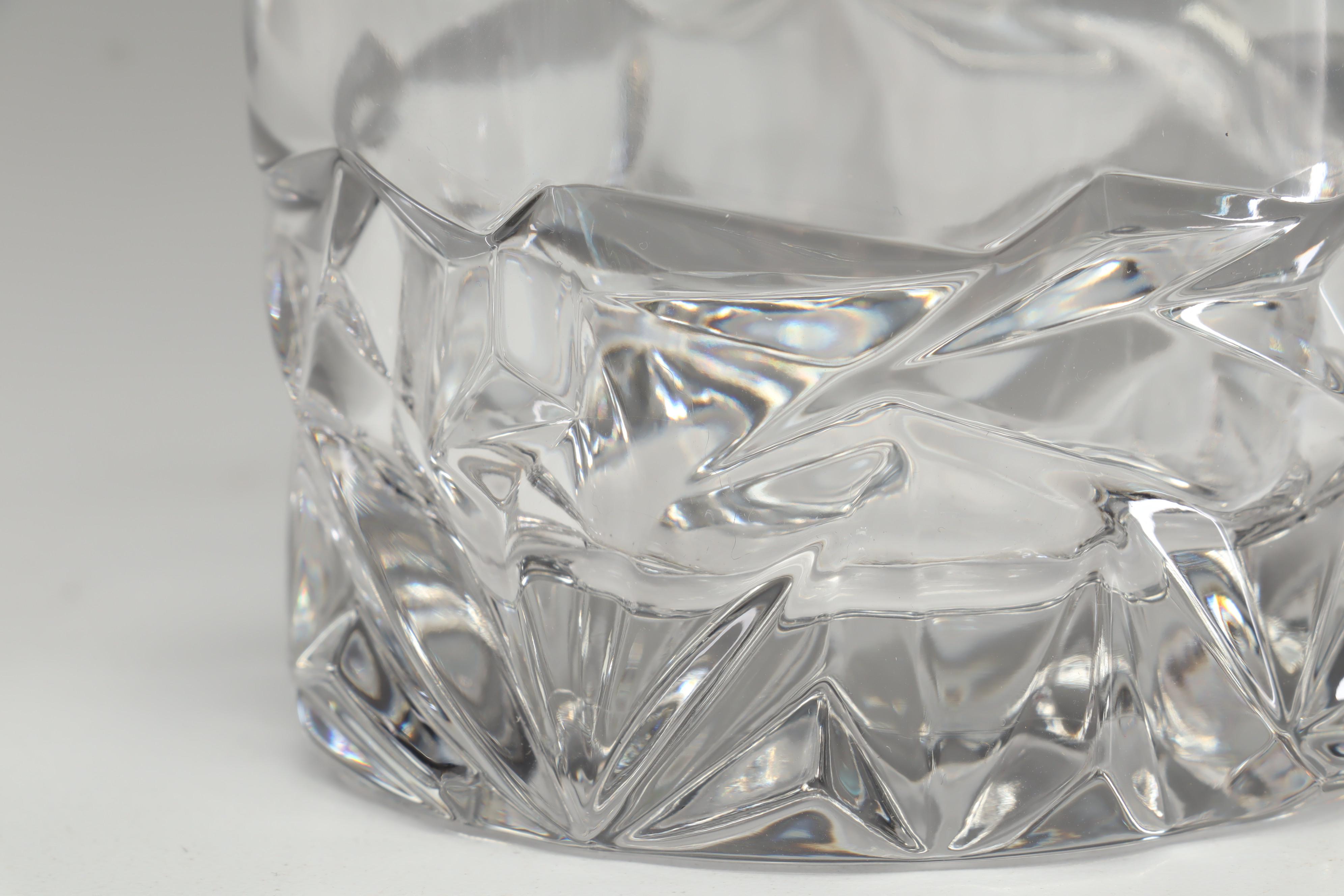 Tiffany & Co. Crystal "Rock Cut" Double Old Fashioned Glasses EBTH
