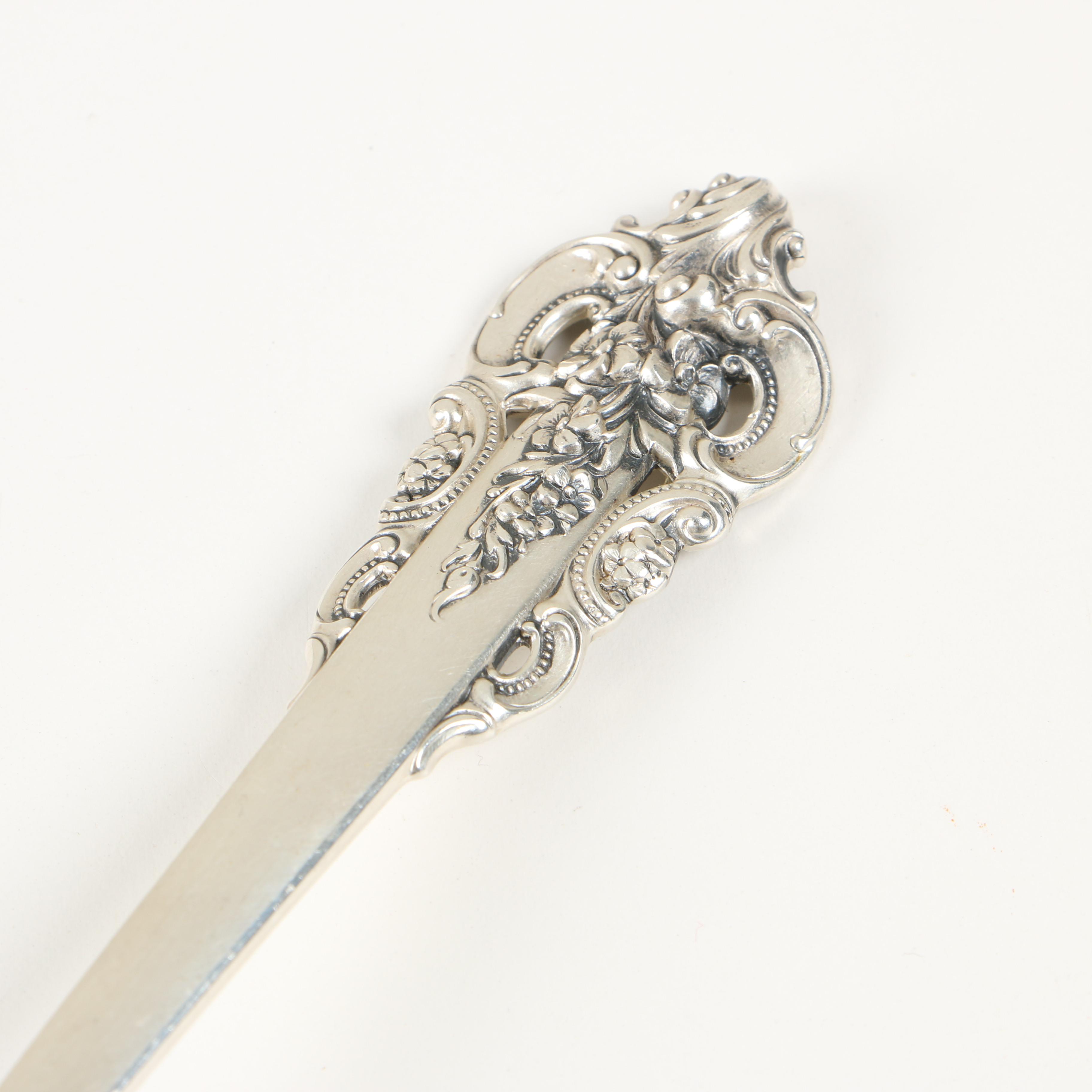 Wallace Sterling Silver "Grand Baroque" Flatware, MidCentury EBTH