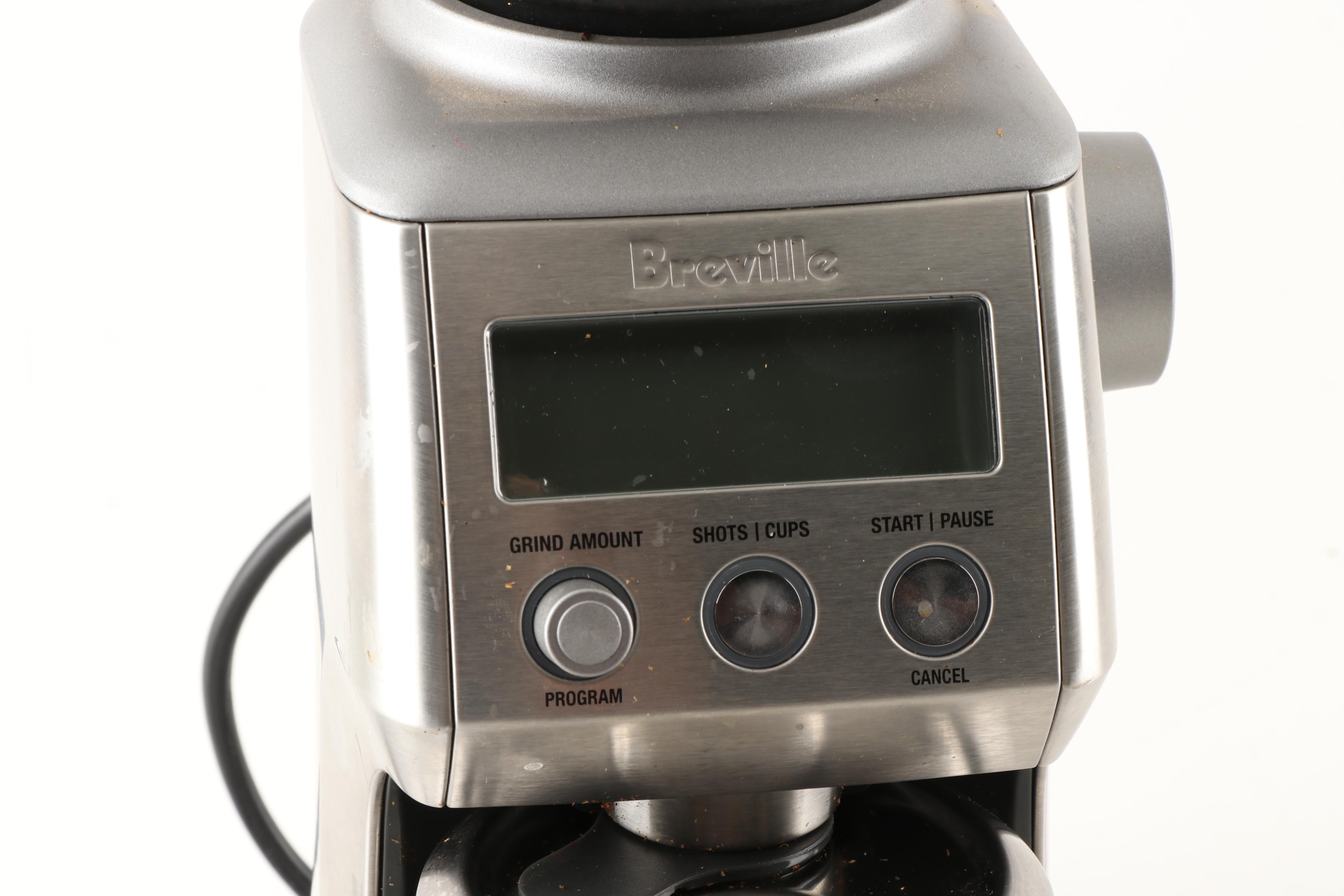 Breville Brushed Stainless Steel Smart Pro Coffee Bean Grinder EBTH
