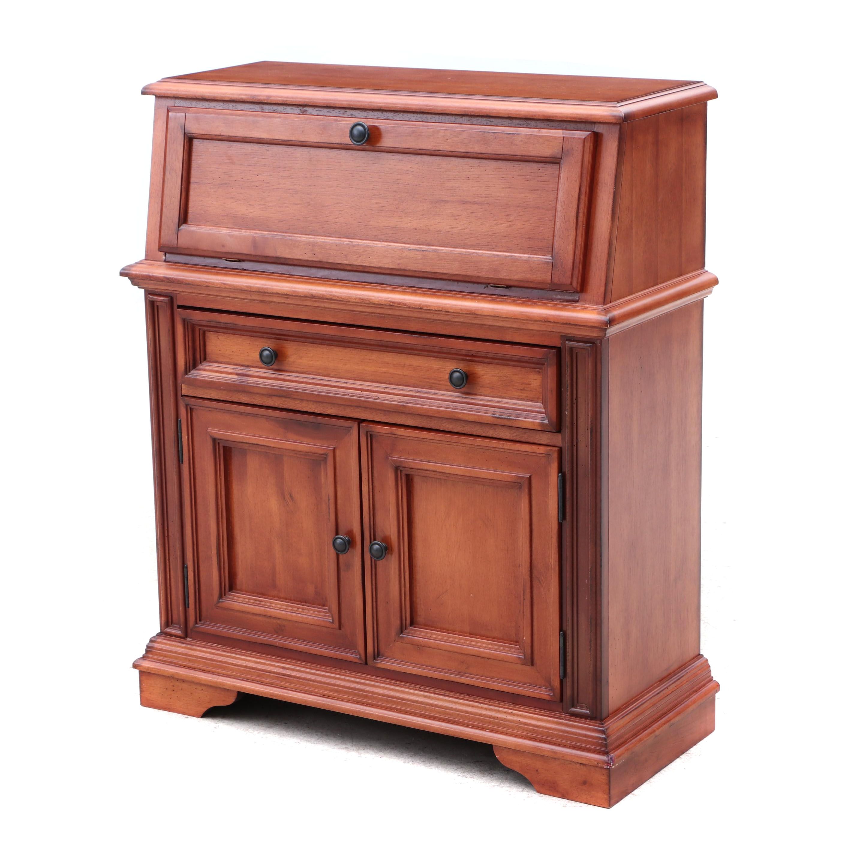 Maple Secretary Desk Contemporary Ebth