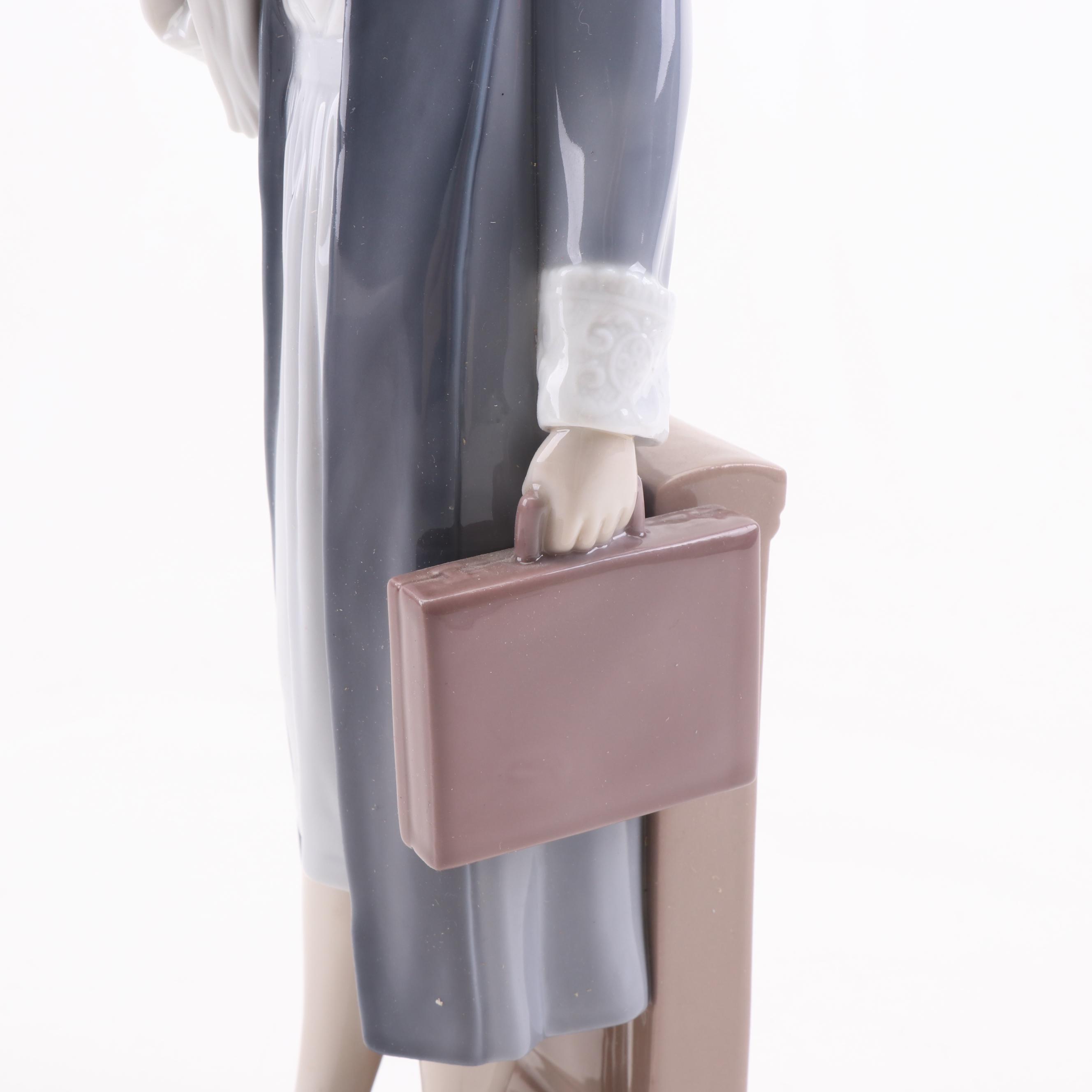 Lladro "Female Attorney" Porcelain Figurine EBTH