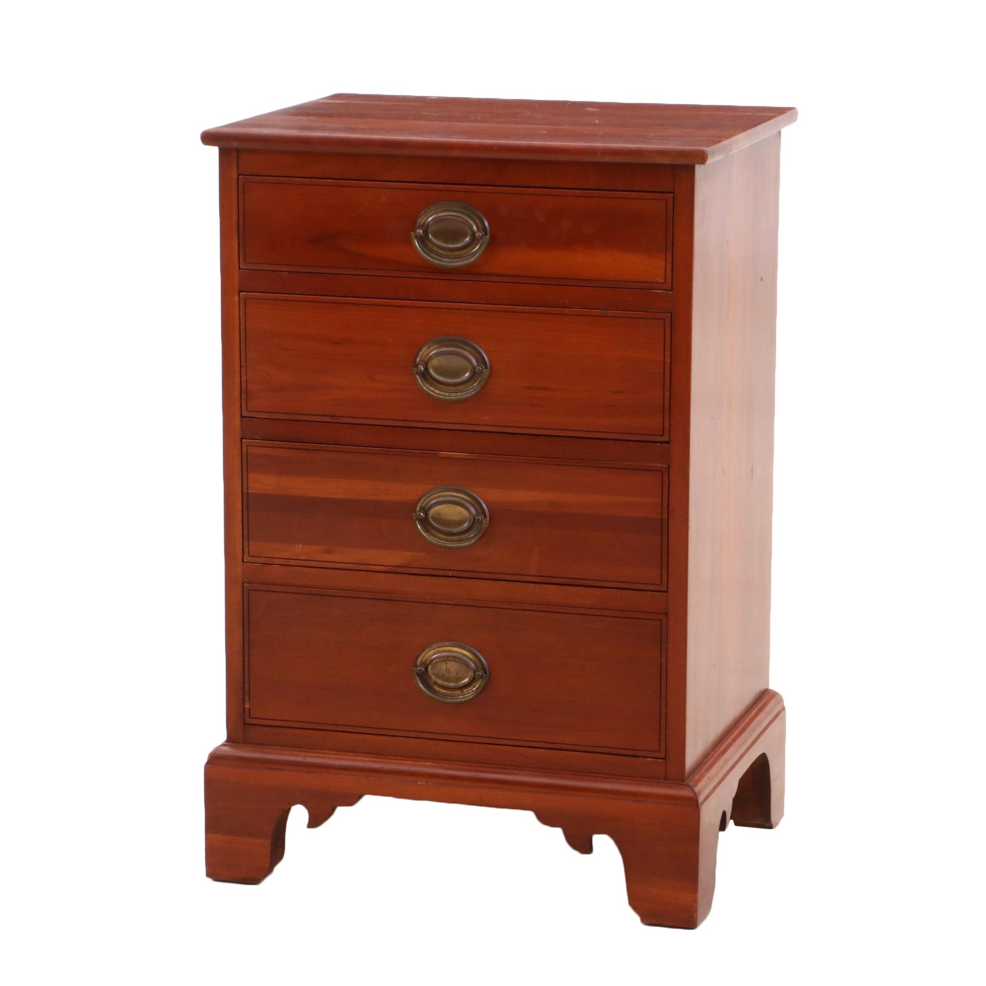 Willett Federal Style Cherry Nightstand, Mid Century EBTH