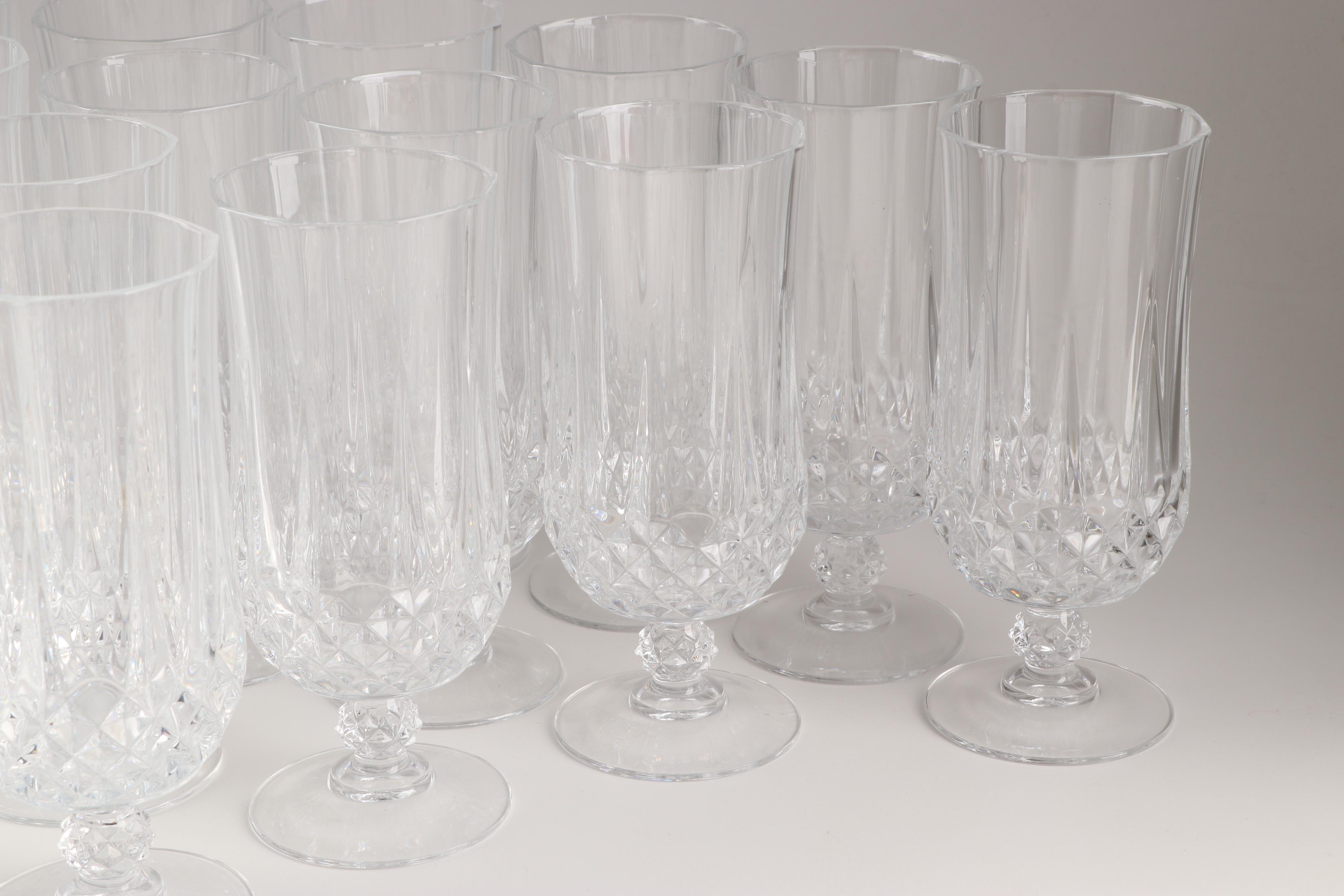 Cristal D'ArquesDurand "Longchamp" Iced Tea Glasses EBTH