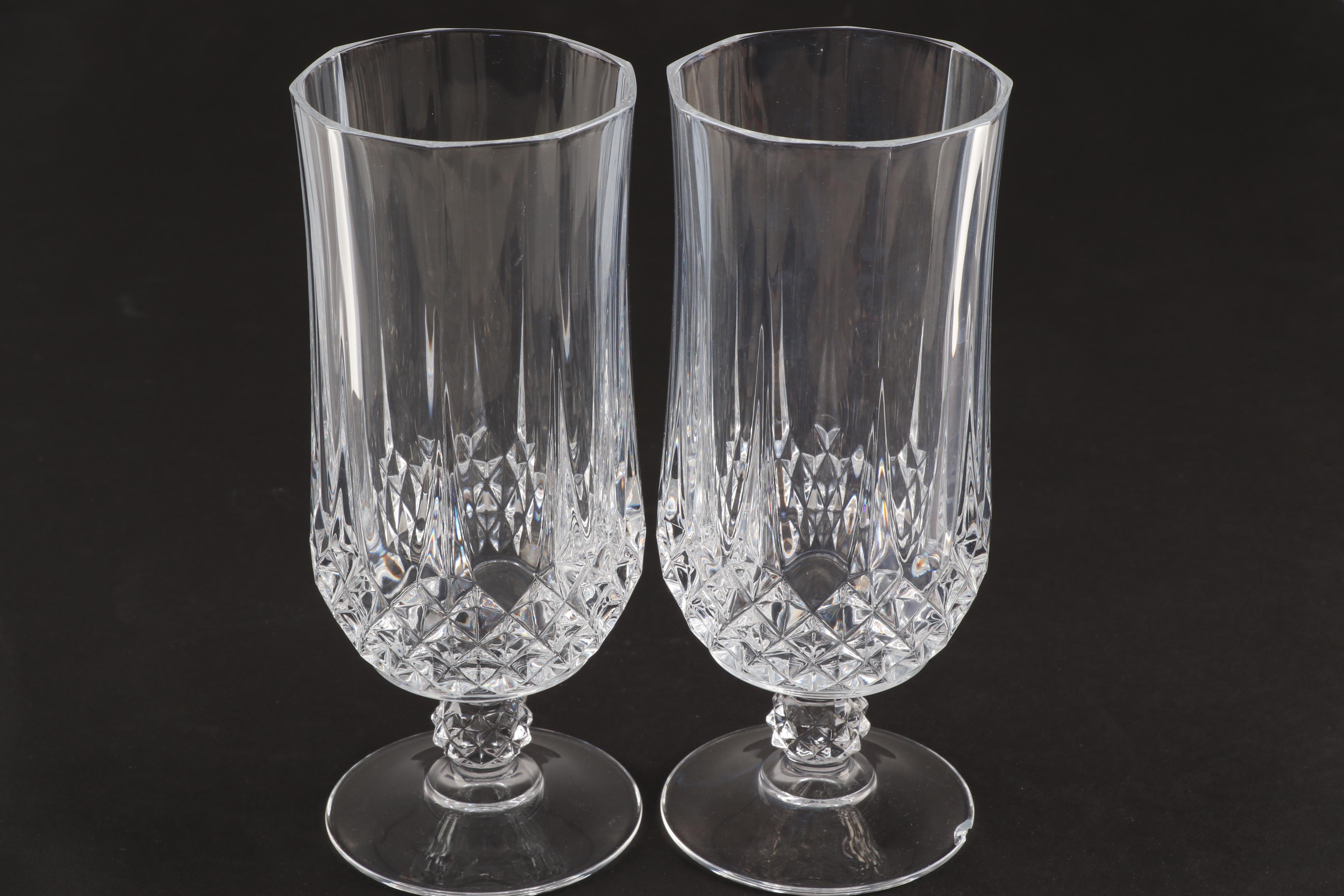 Cristal D'ArquesDurand "Longchamp" Iced Tea Glasses EBTH