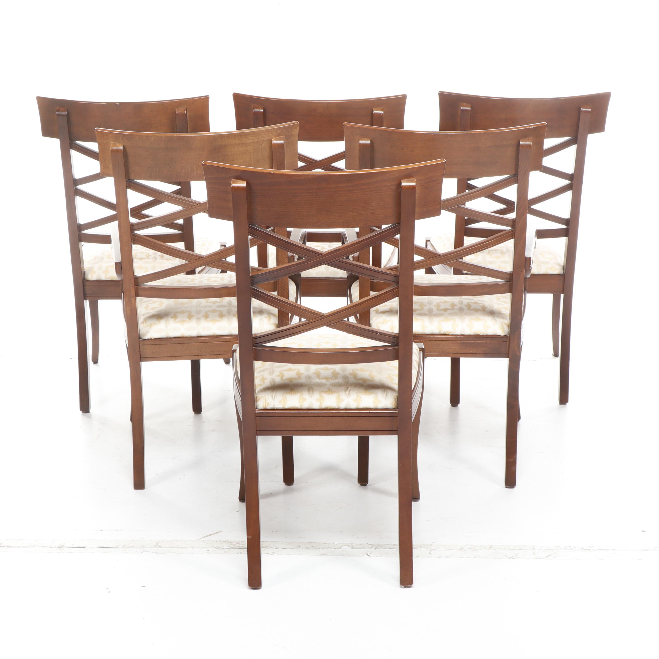 Arhaus Italy Dining Table with PullOut Leaves and 6 Chairs EBTH
