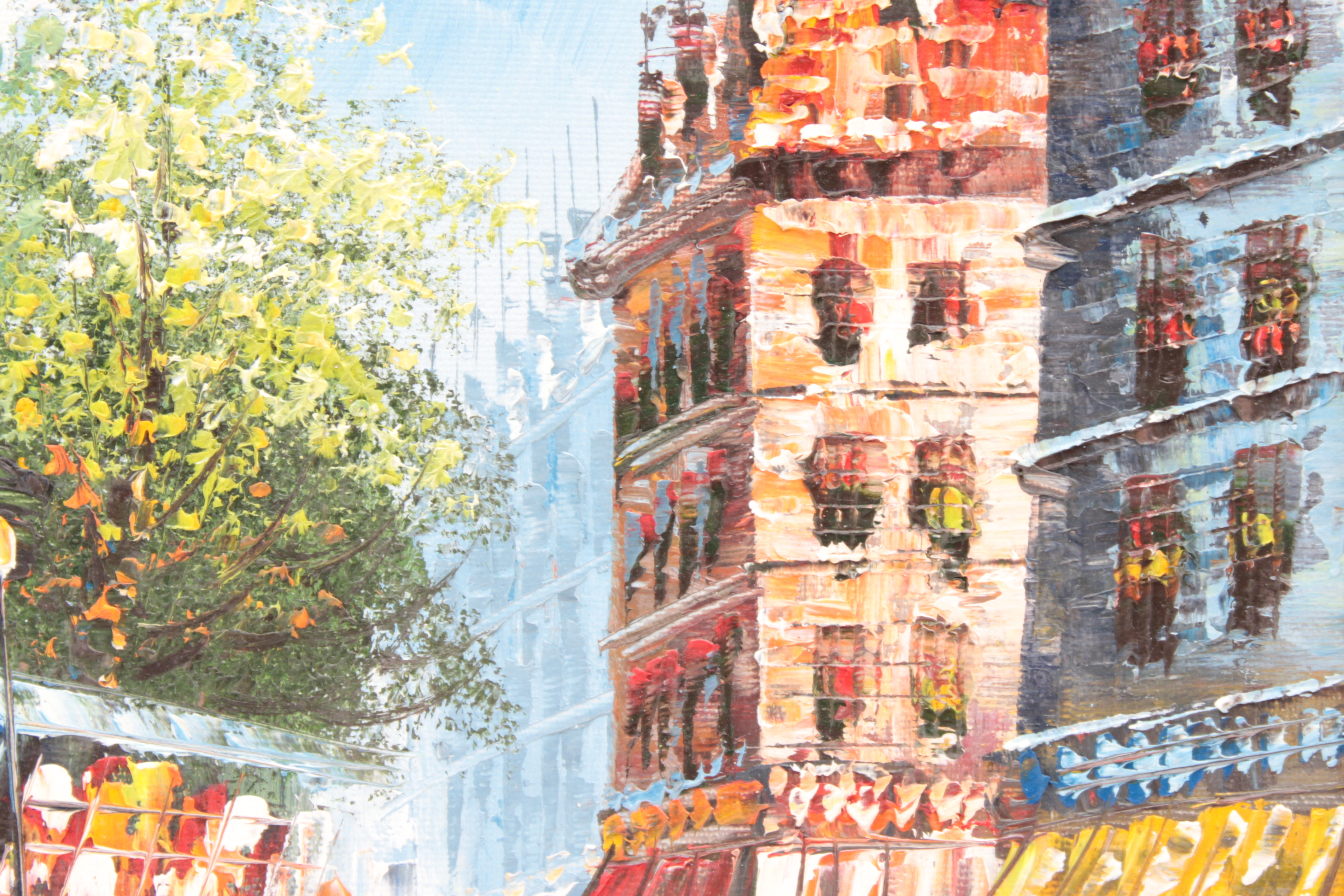 Oil Paintings of Paris Street Scenes EBTH