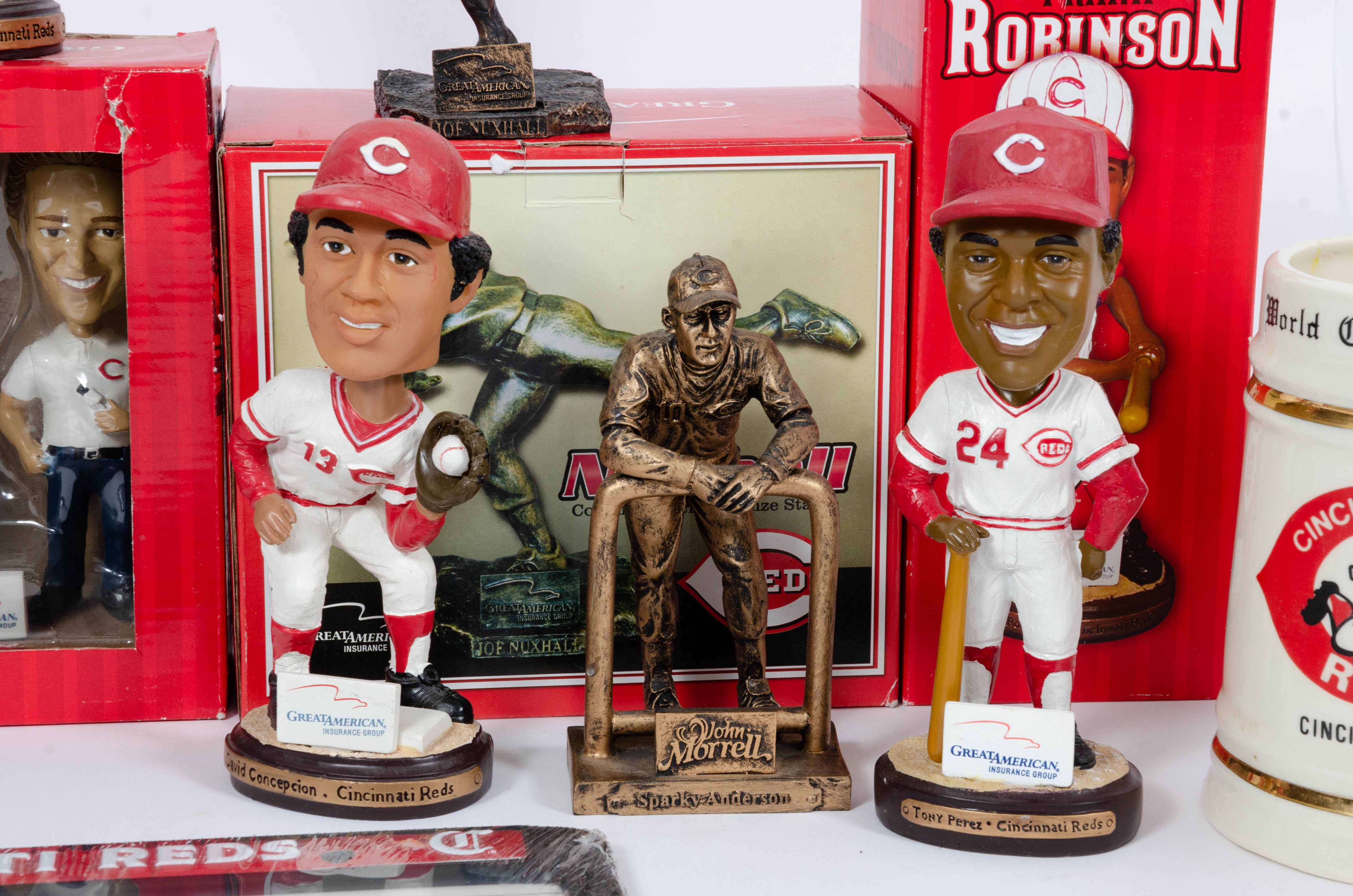 Cincinnati Reds Commemorative Bobbleheads and and Other Memorabilia EBTH