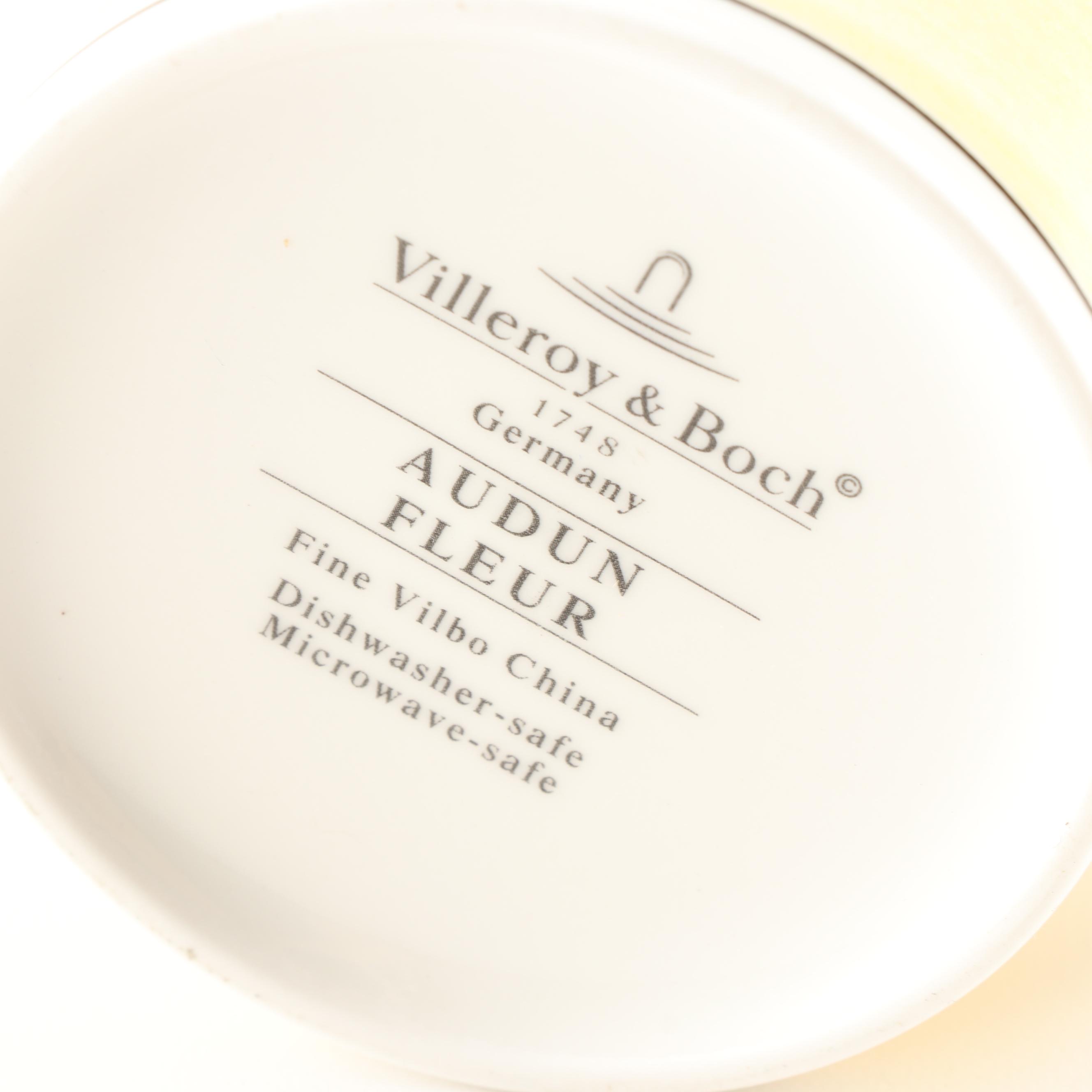 Villeroy & Boch "Audun Fleur" Dinnerware | EBTH