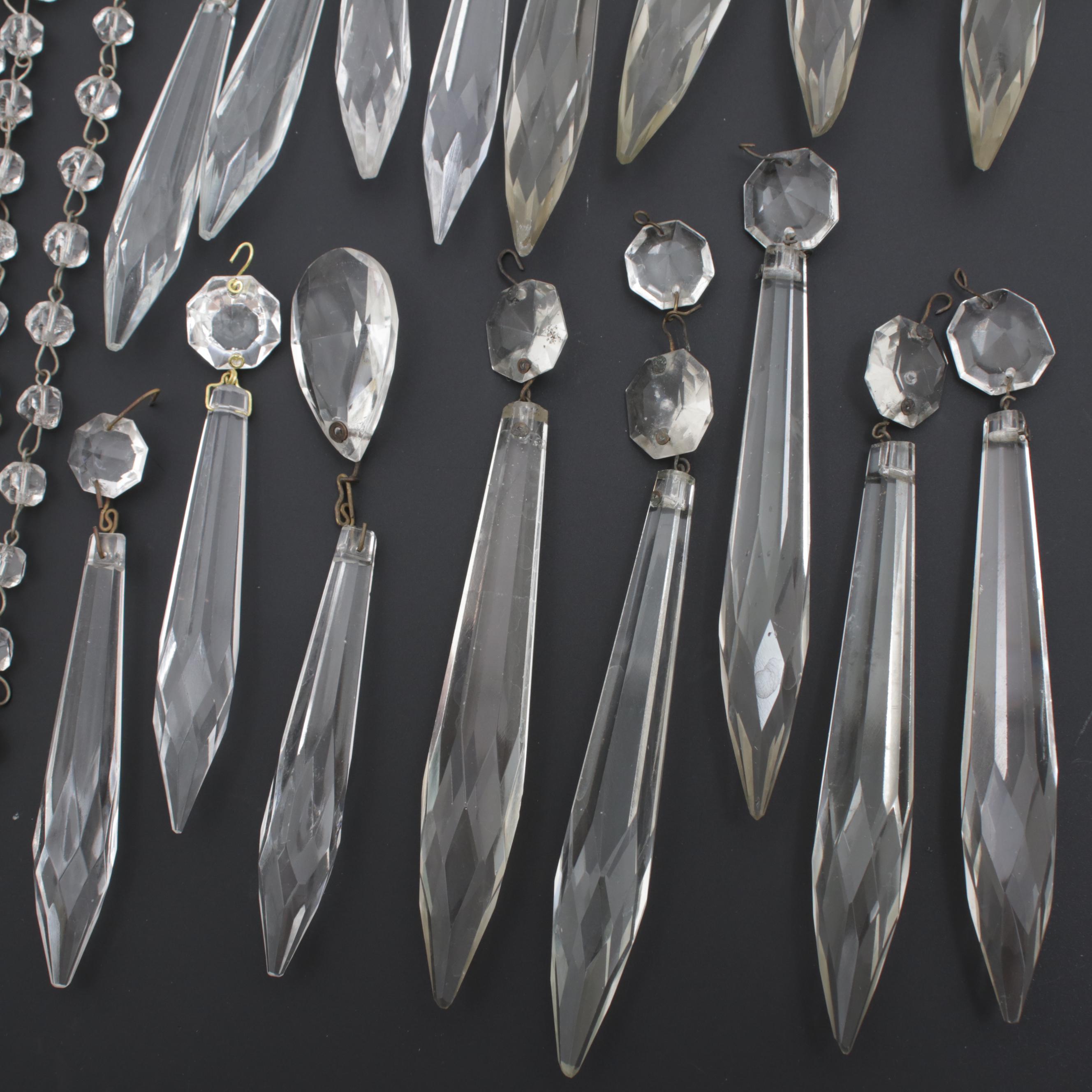 Glass Chandelier Prisms EBTH