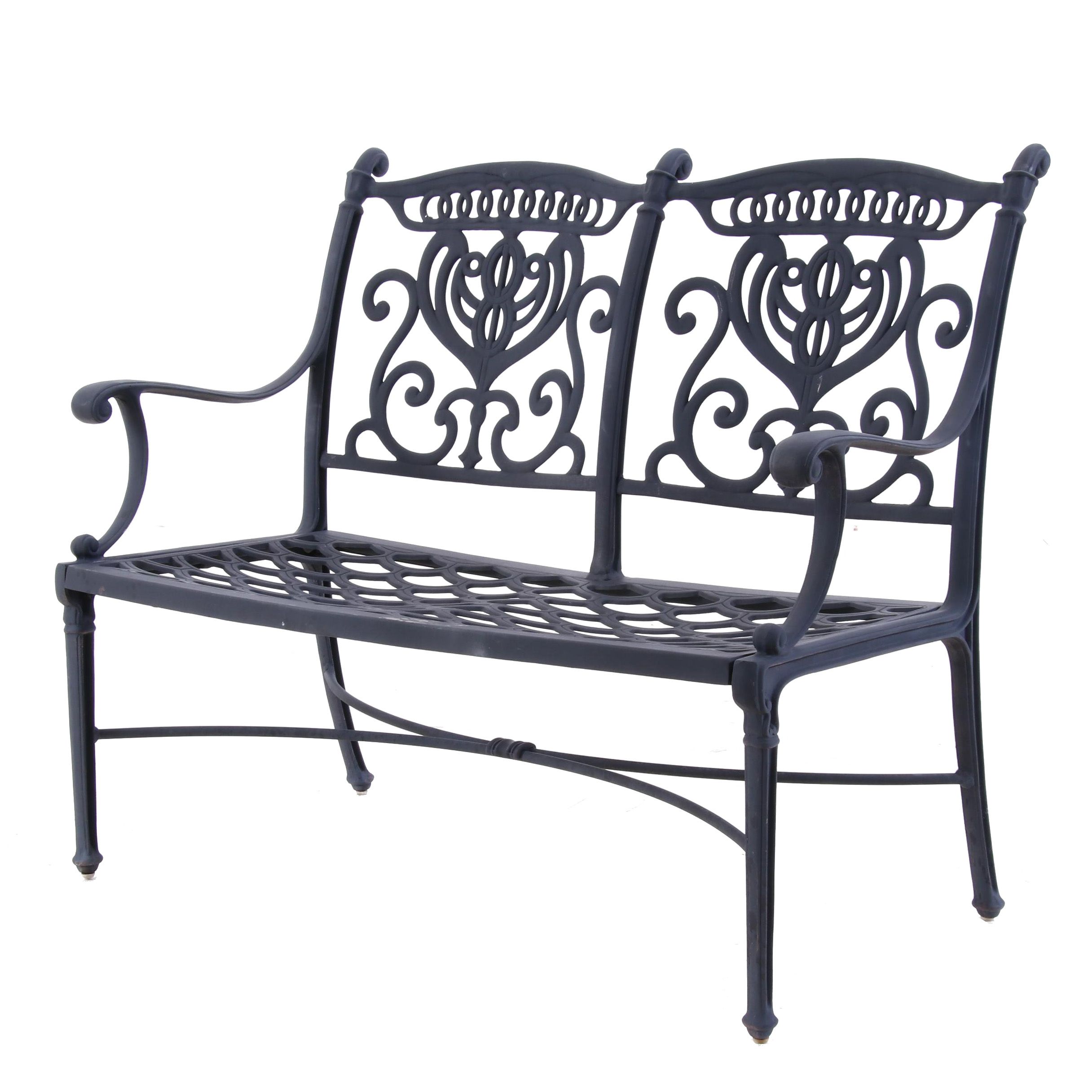Cast Iron Outdoor Bench EBTH