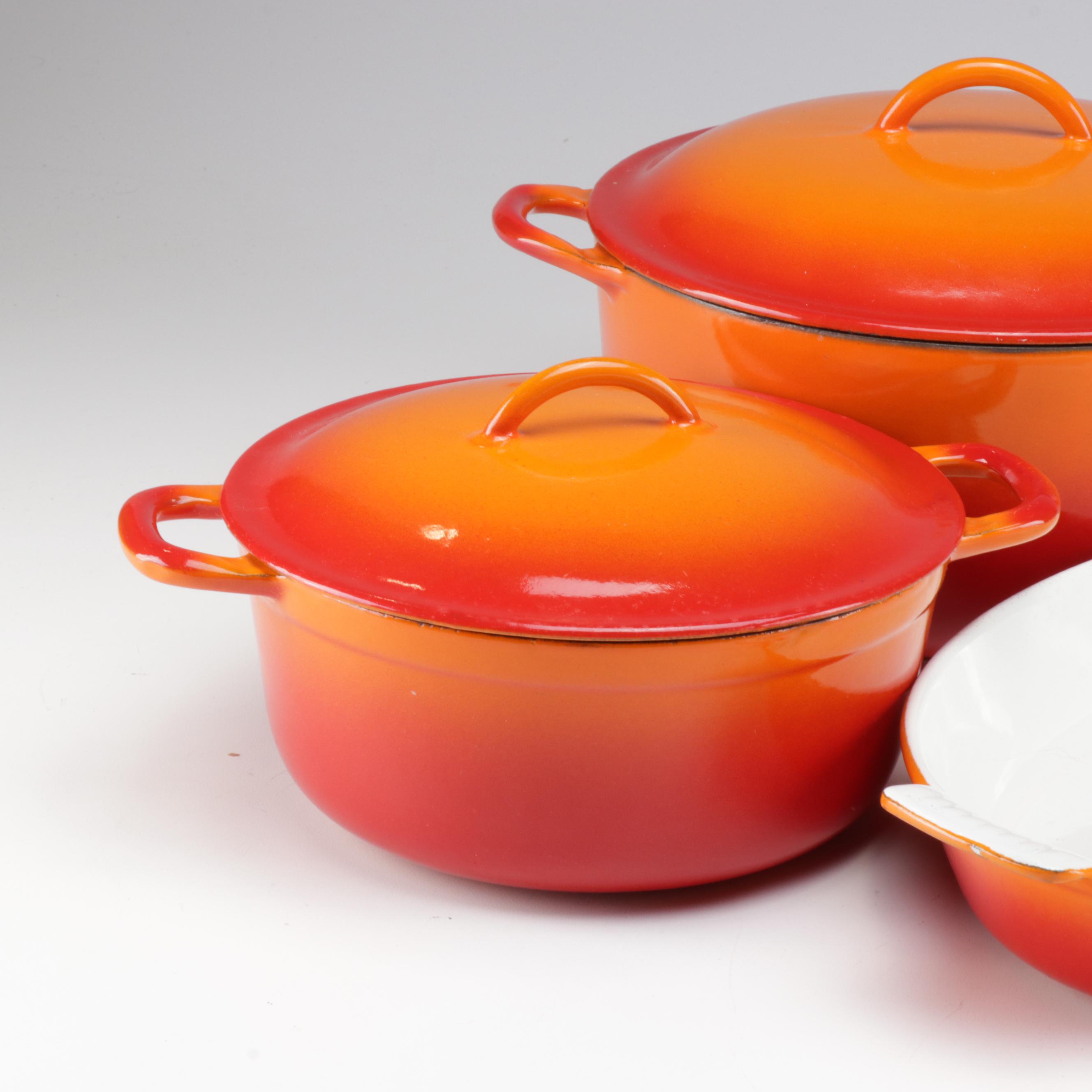 Descoware Belgian Enameled Cast Iron Cookware, MidCentury EBTH