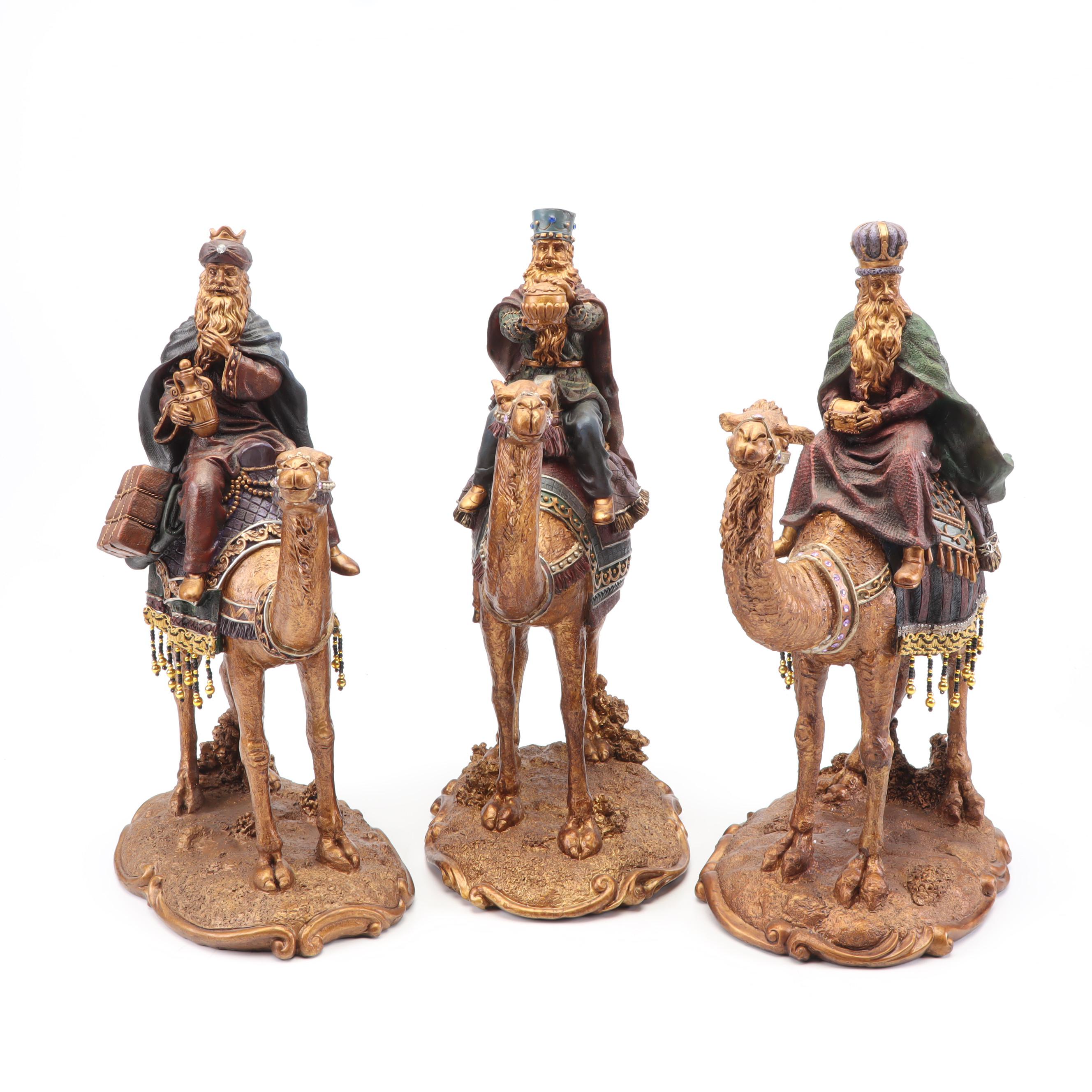 The Bombay Company Three Wise Men Figurines EBTH
