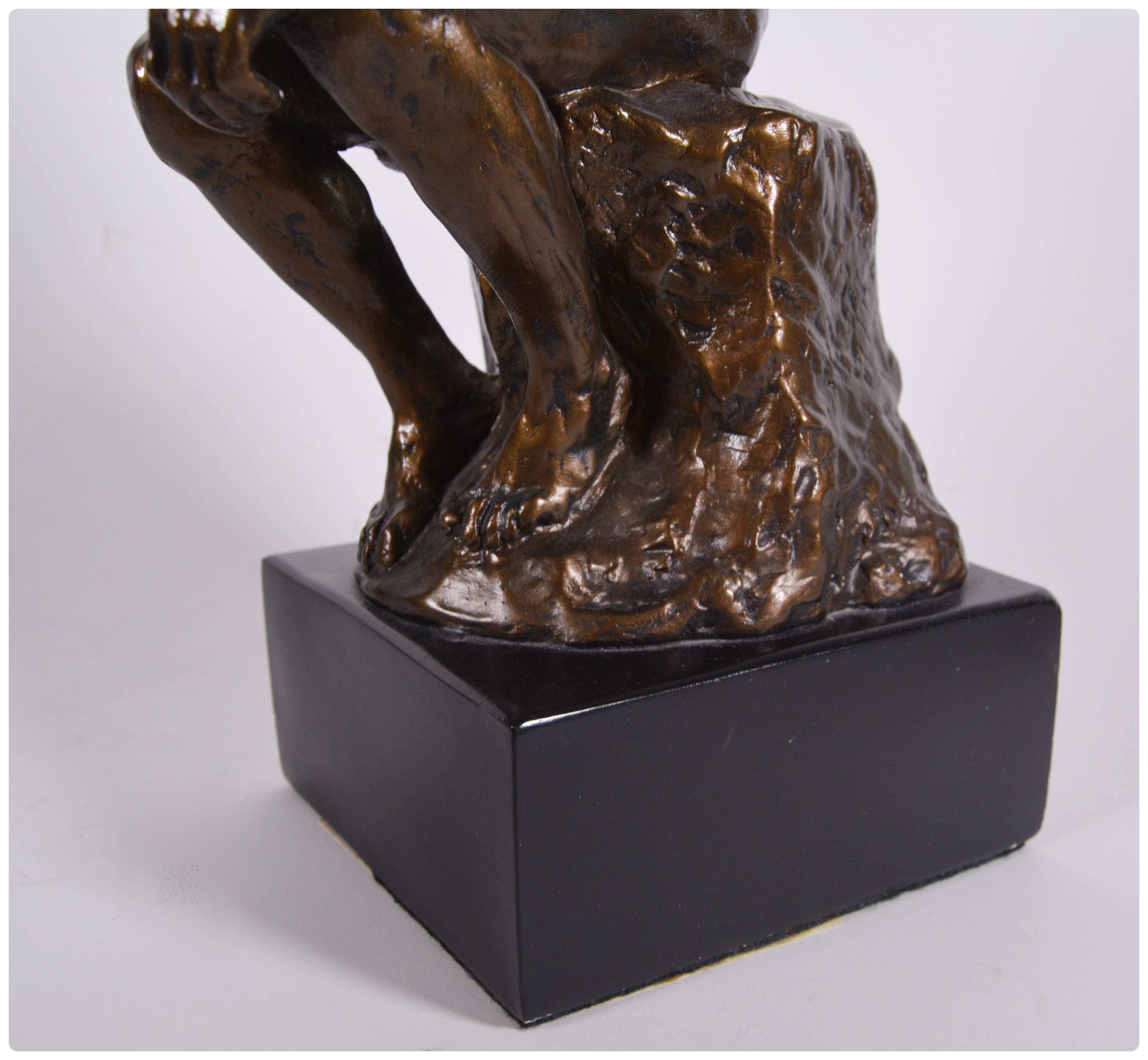 Alva Reproductions Bronze Tone Sculpture after Auguste Rodin's "The