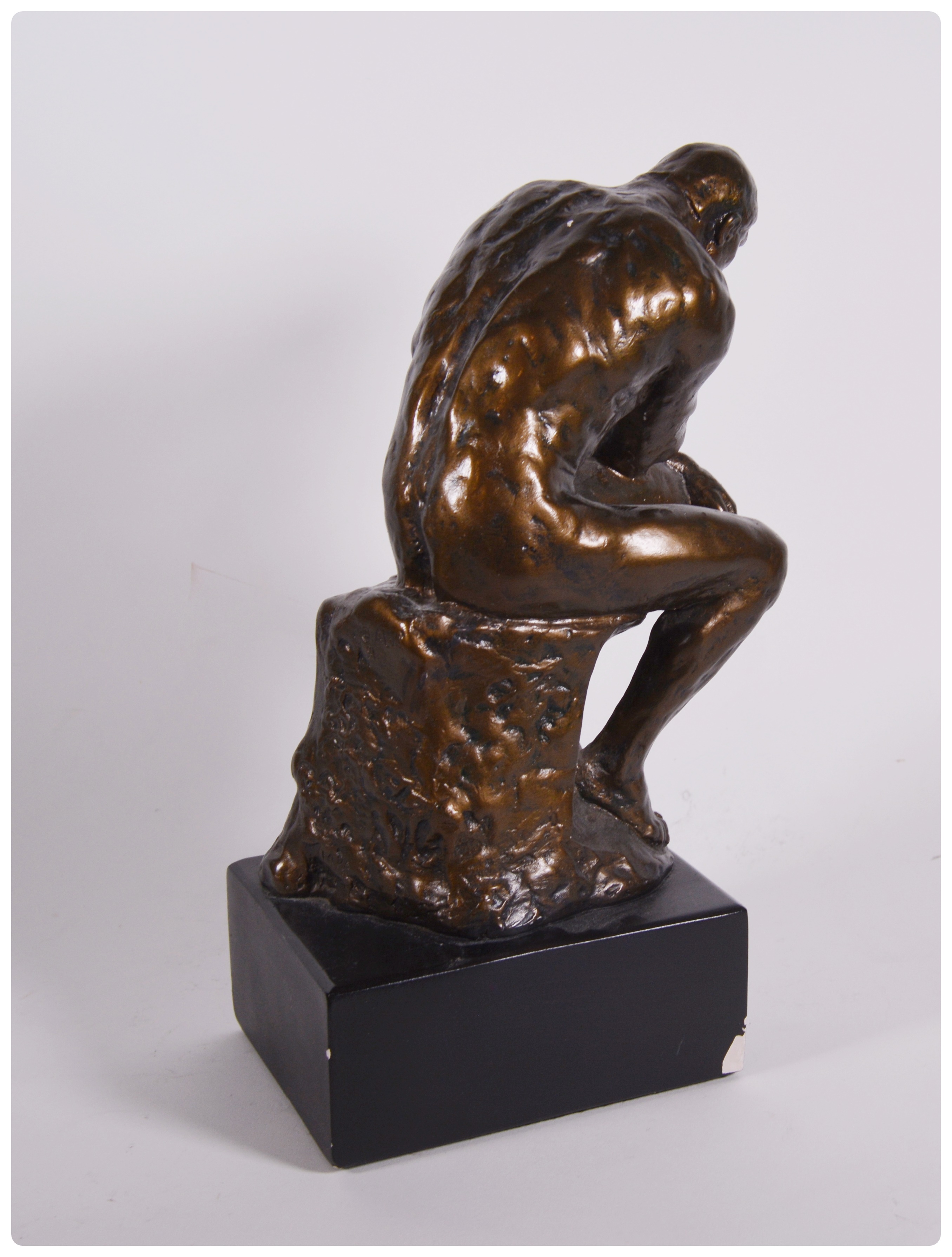 Alva Reproductions Bronze Tone Sculpture after Auguste Rodin's "The